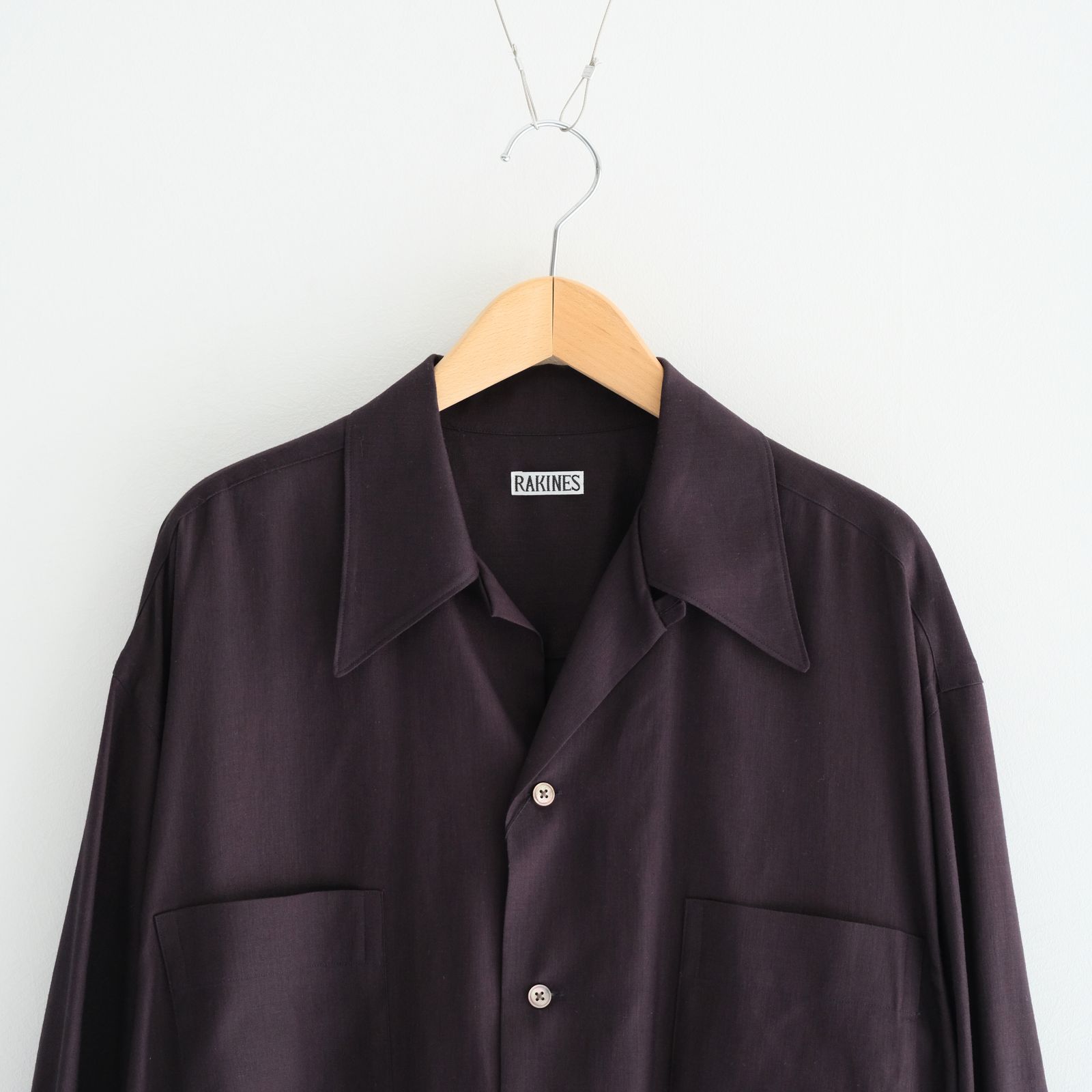 R×L Oxford - Danny / シャツ / 開襟 / Iron navy