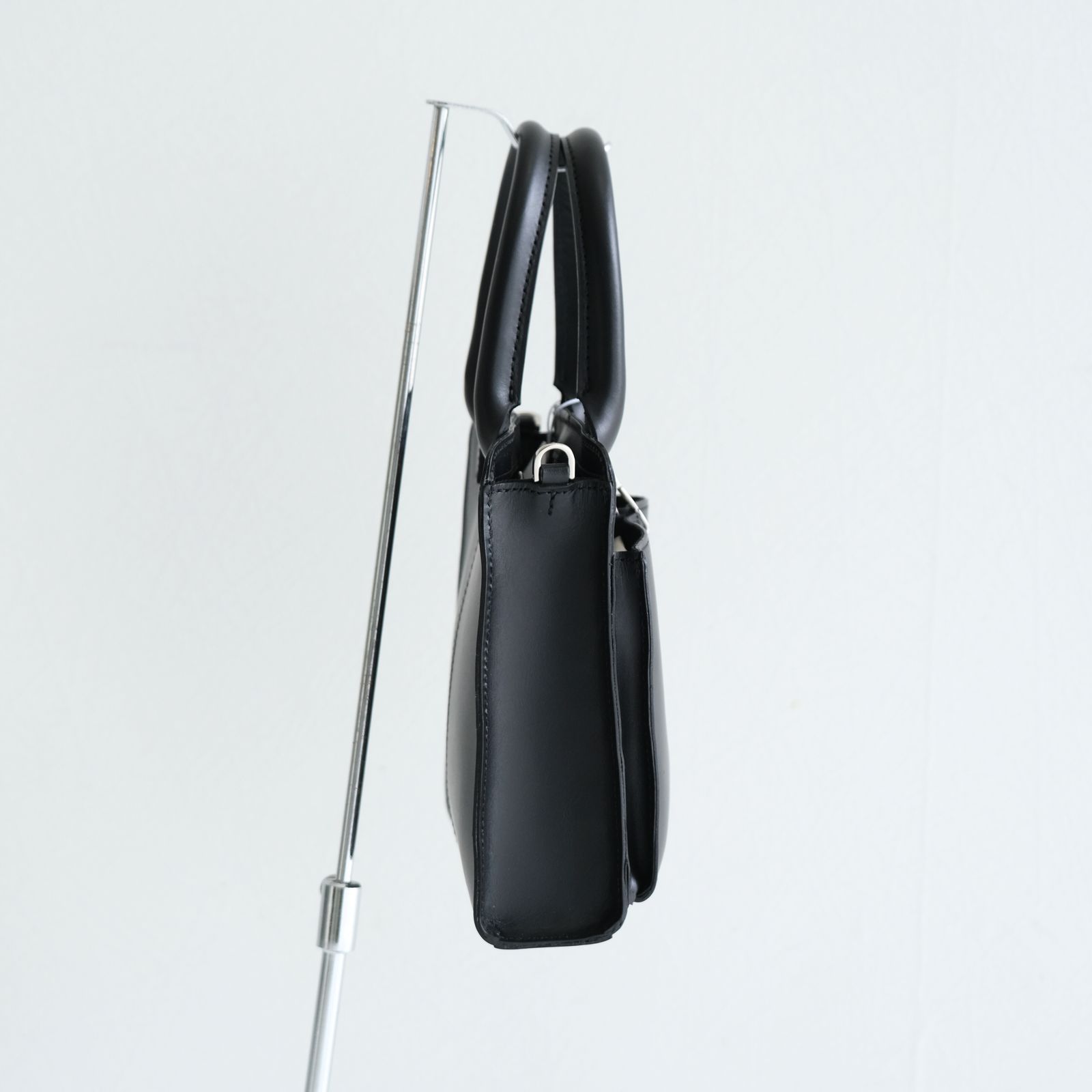 P.RECTANGLE LEATHER HELMET BAG PLAY / ヘルメットバッグ / BLACK