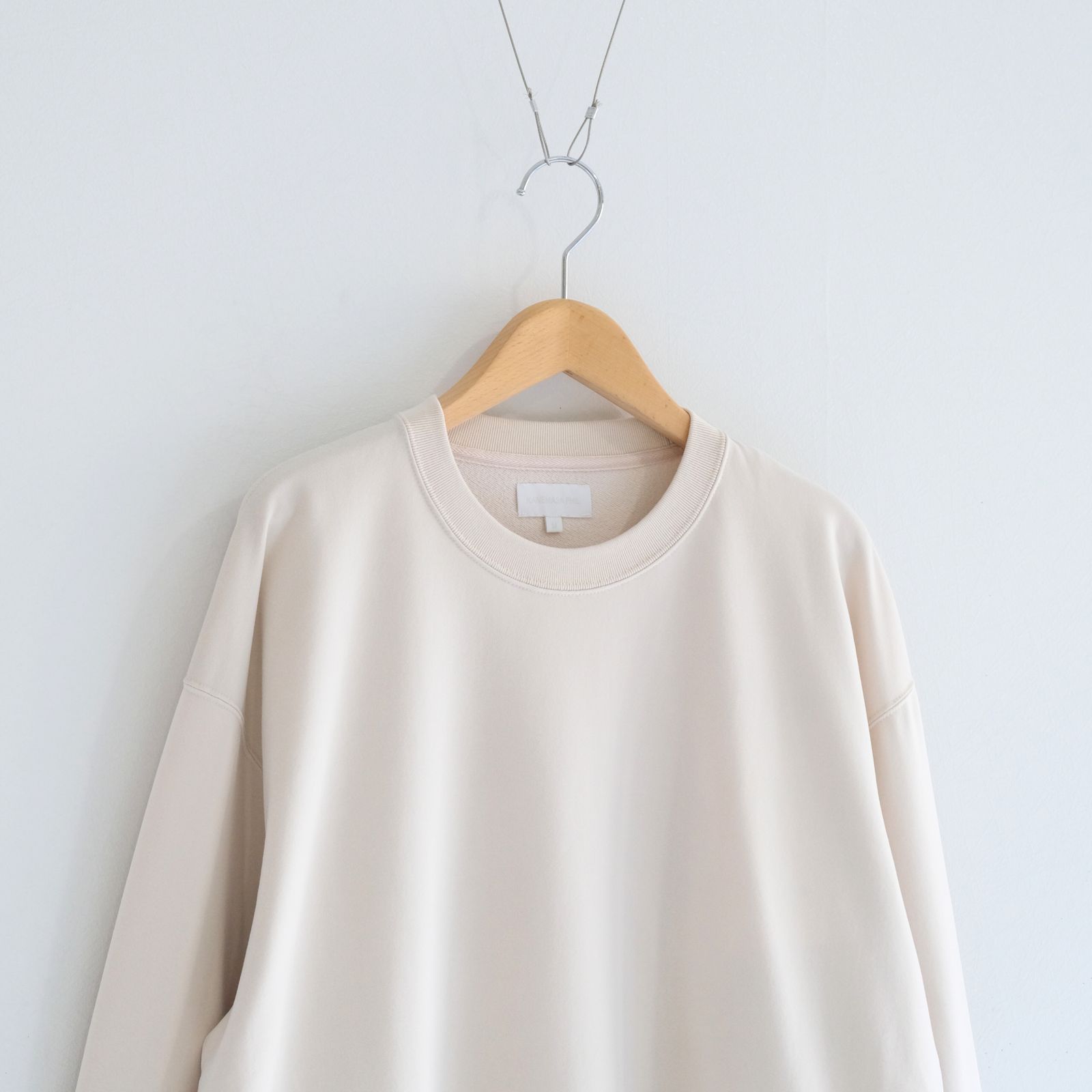 28G Cupro Pullover / スウェット / WHITE(Oxford White)