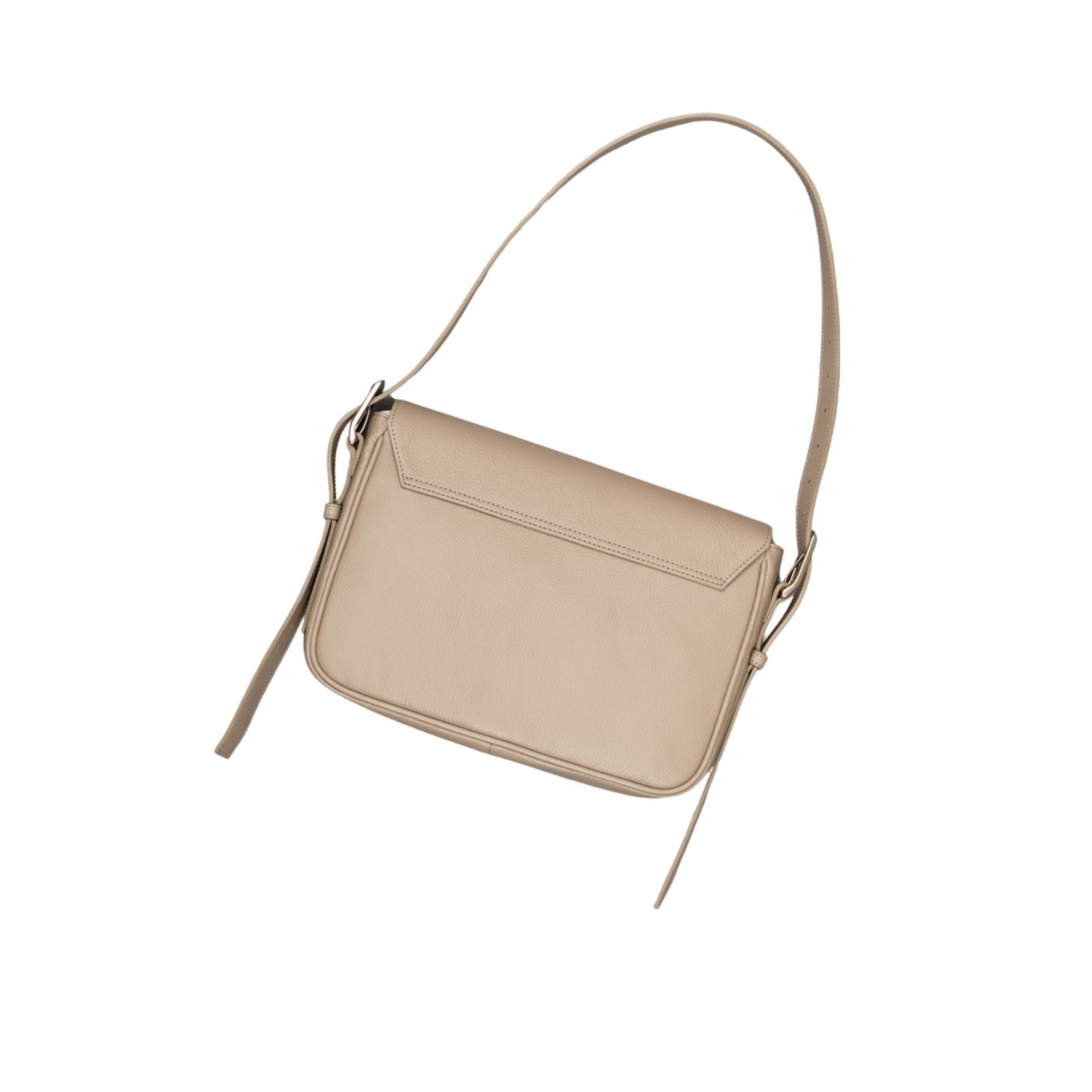 【入荷時期：2026年8-9月頃】Leather Shoulder Bag [Dumbo] / レザー ショルダー バッグ [ダンボ]（Gray）