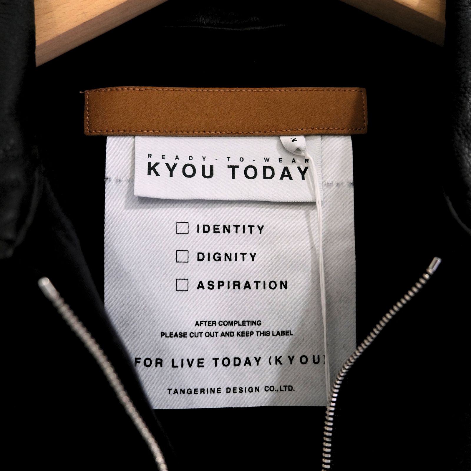 【残り1点】"BROTHERS" Leather x Original Supima Aging Cotton Sweat（BLACK）
