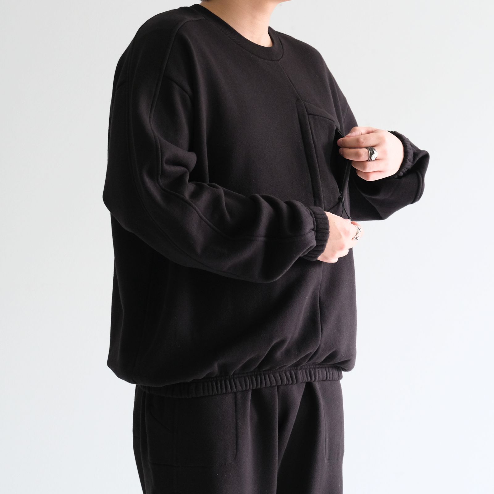BAL / BIKE ATHLETIC LOOP WHEEL COTTON CREW / スウェット / BLACK