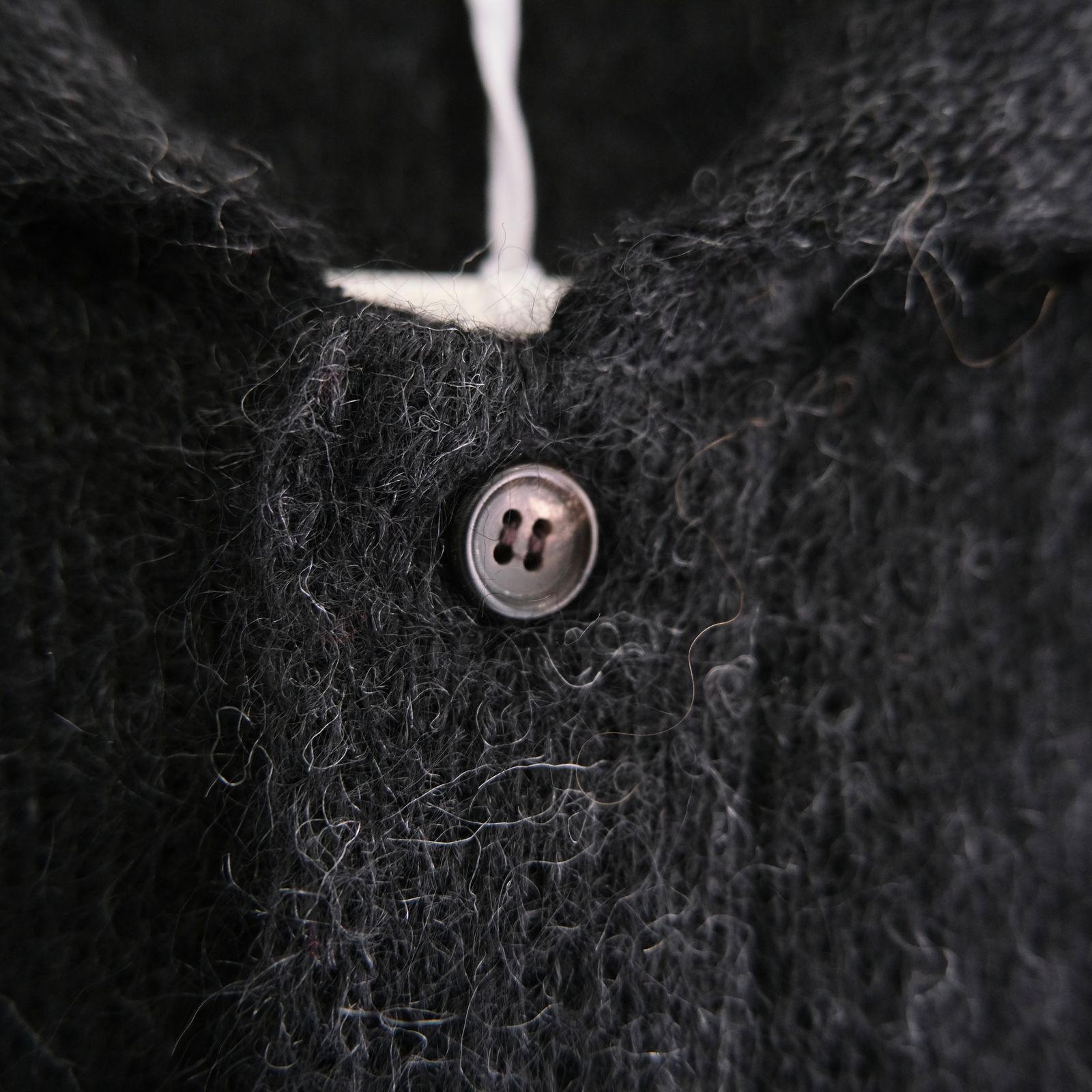 【残り1点】Kid Mohair Knit Shirts（Black）