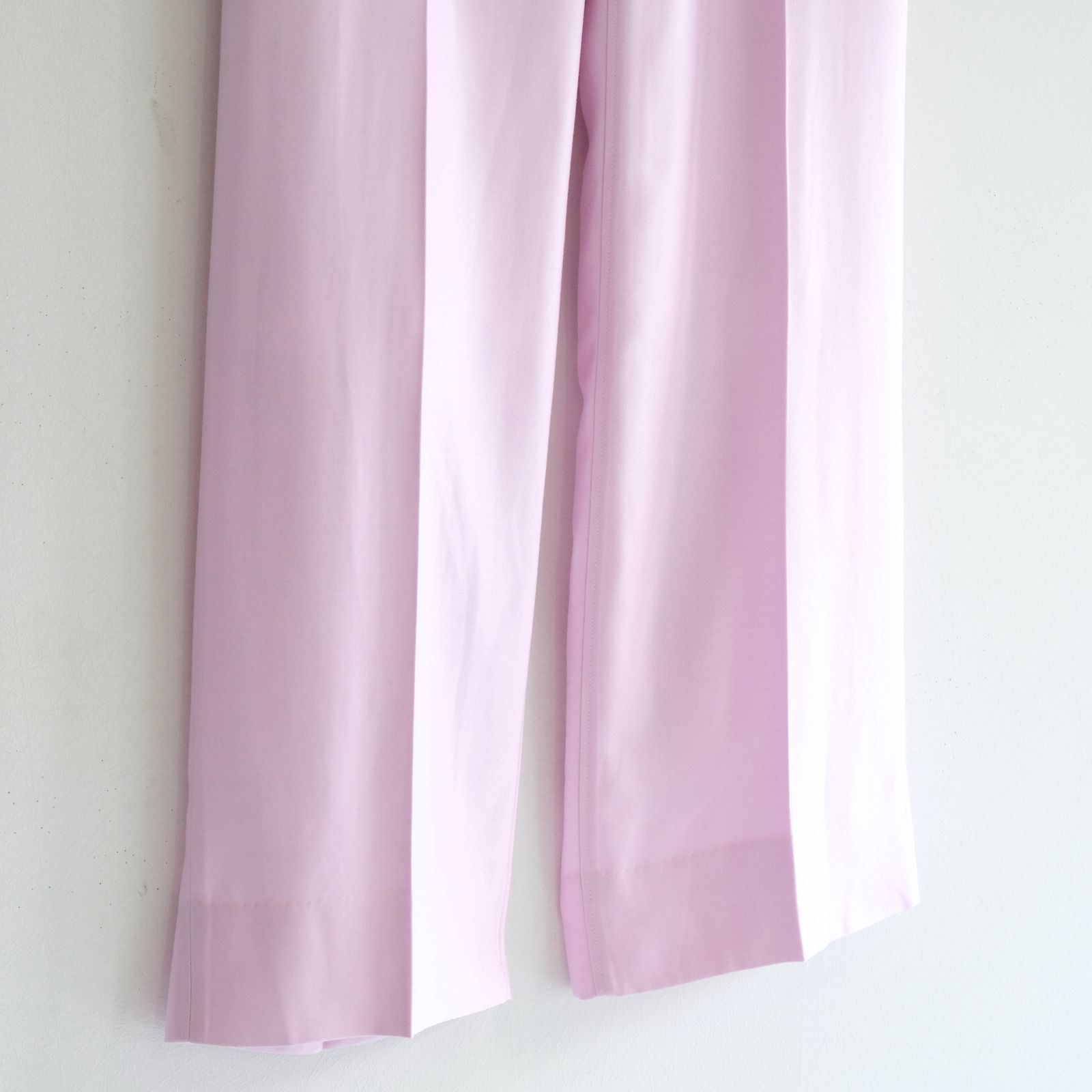 【残り1点】WIDE EASY FLARE TROUSERS  - Heavy Cupra -（Pink）