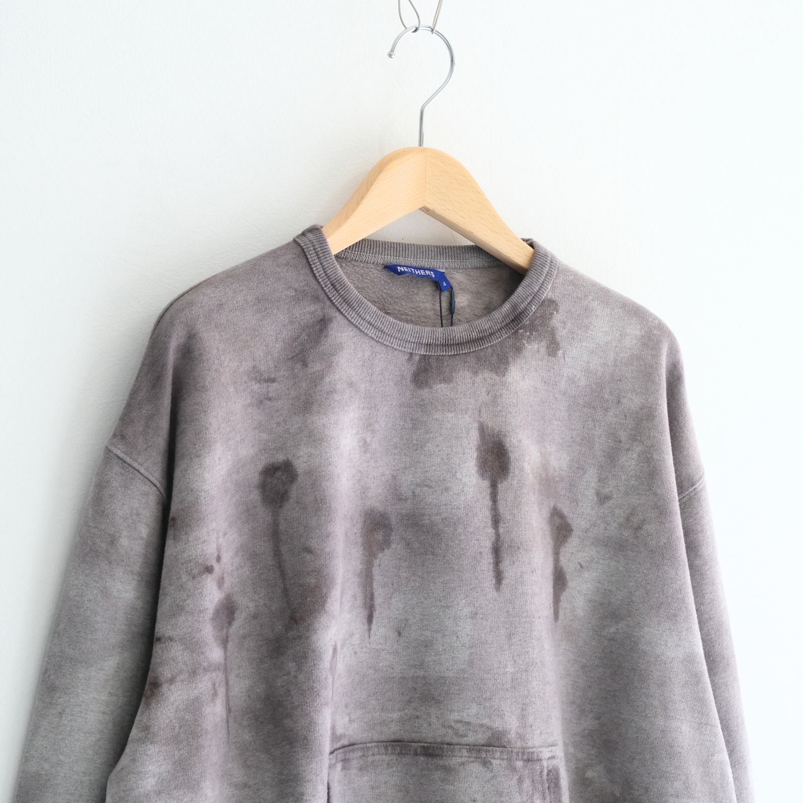 Reimagined Newsboy Fleece-Lined Sweatshirt / スウェット / Oak Gall Melange