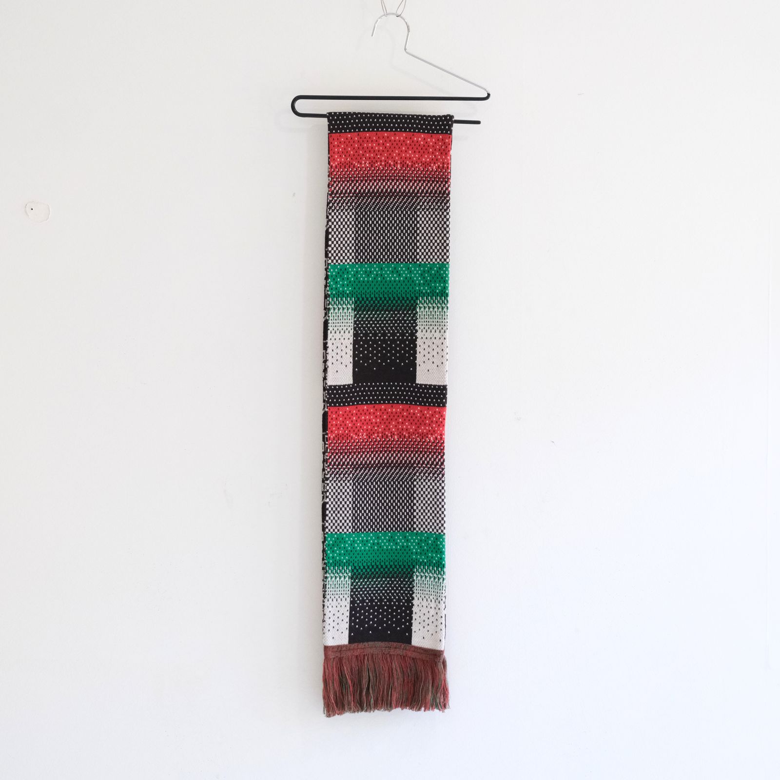 JACQUARD KNIT SOCCER SCARF（MULTI）