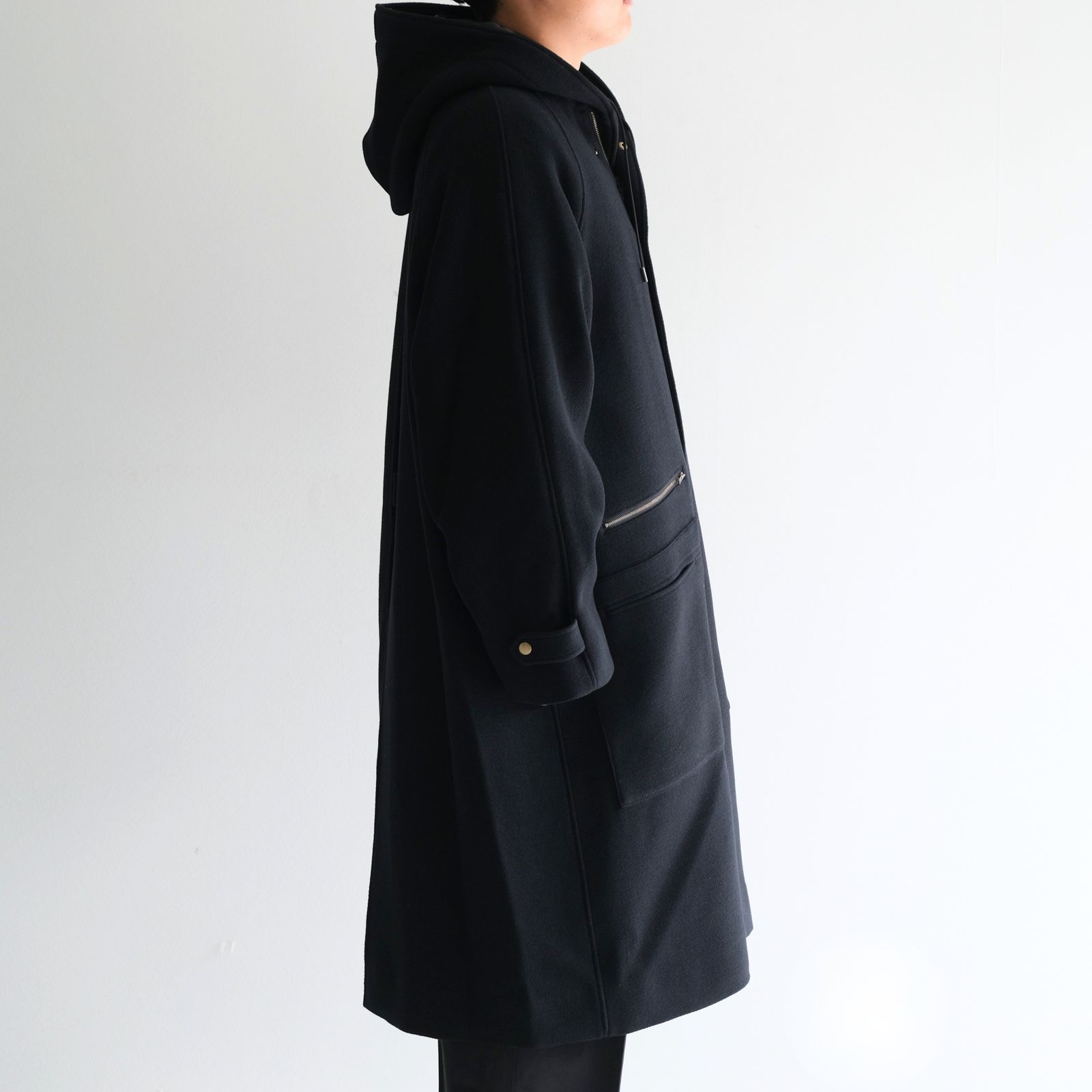 Lambs tweed - Gerrard / コート / ウール / ラム / Lamp Black