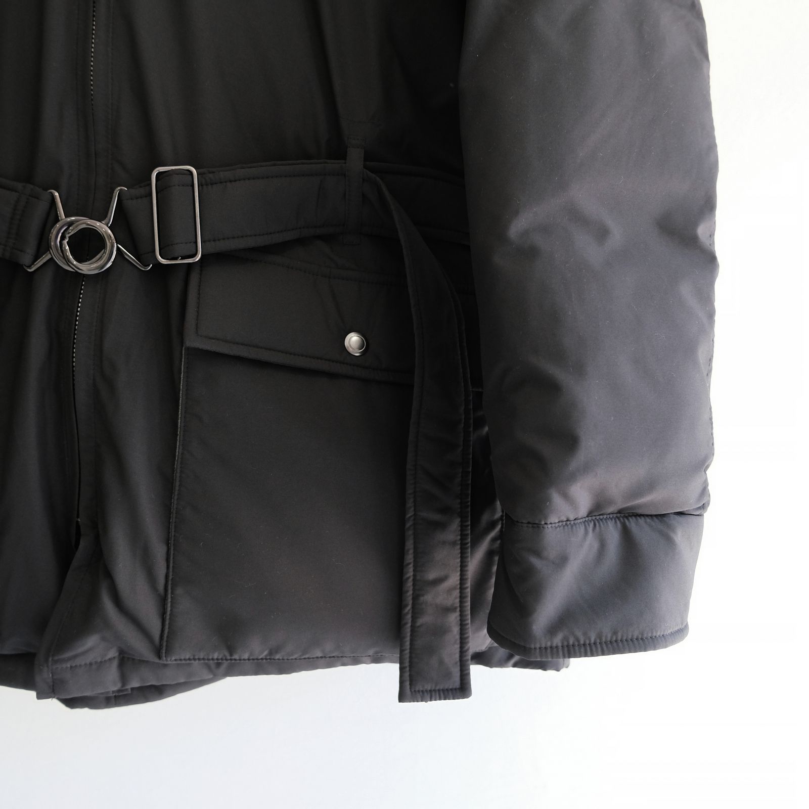 【残り1点】"KATAHDIN"  Water-repellent Down Half Coat（BLACK）