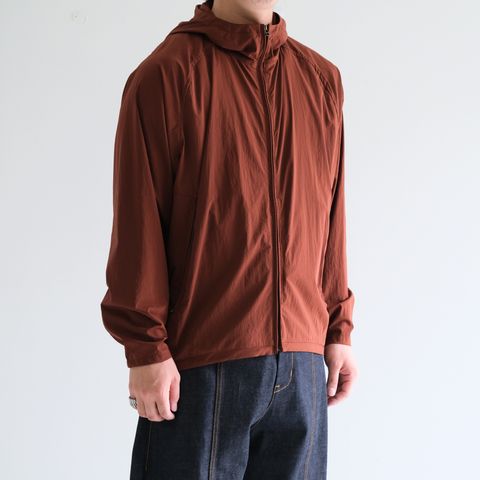 SHIBO NYLON SEASIDE PARKA / シボナイロンシーサイドパーカー（BROWN）