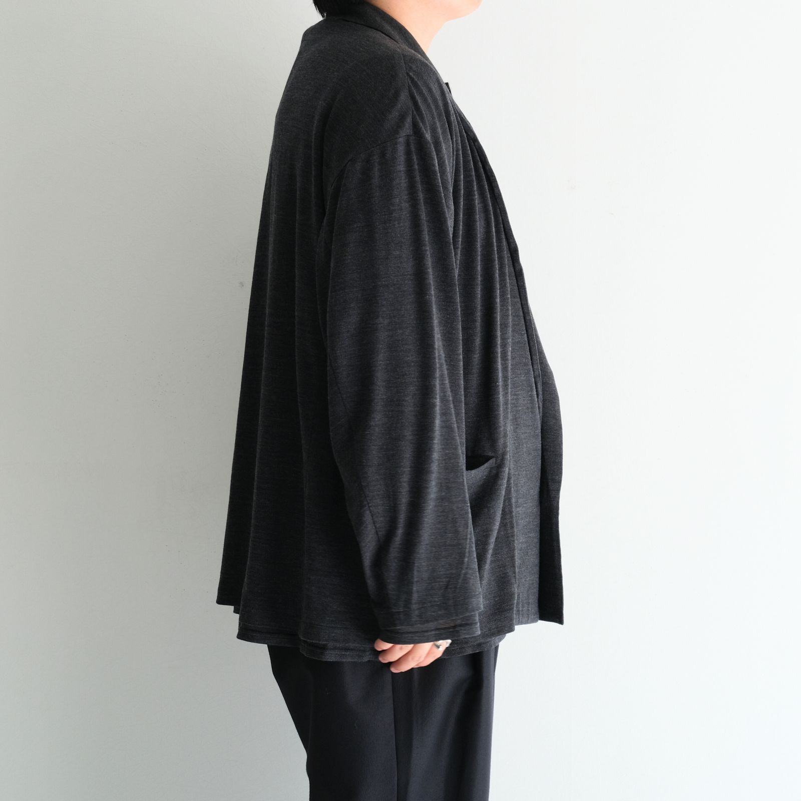 Wool Jersey JKT / ウールジャージージャケット（Gray）