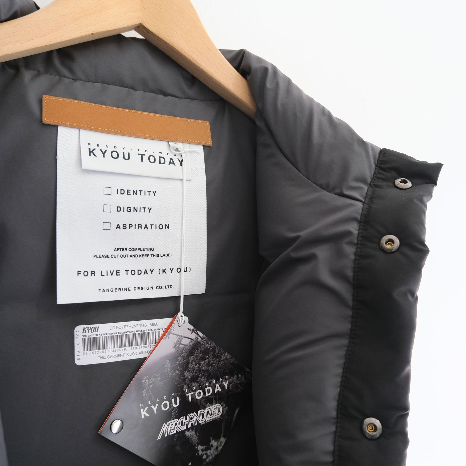 【残り1点】"SPRINGFIELD"  Water-repellent Down Vest（BLACK）