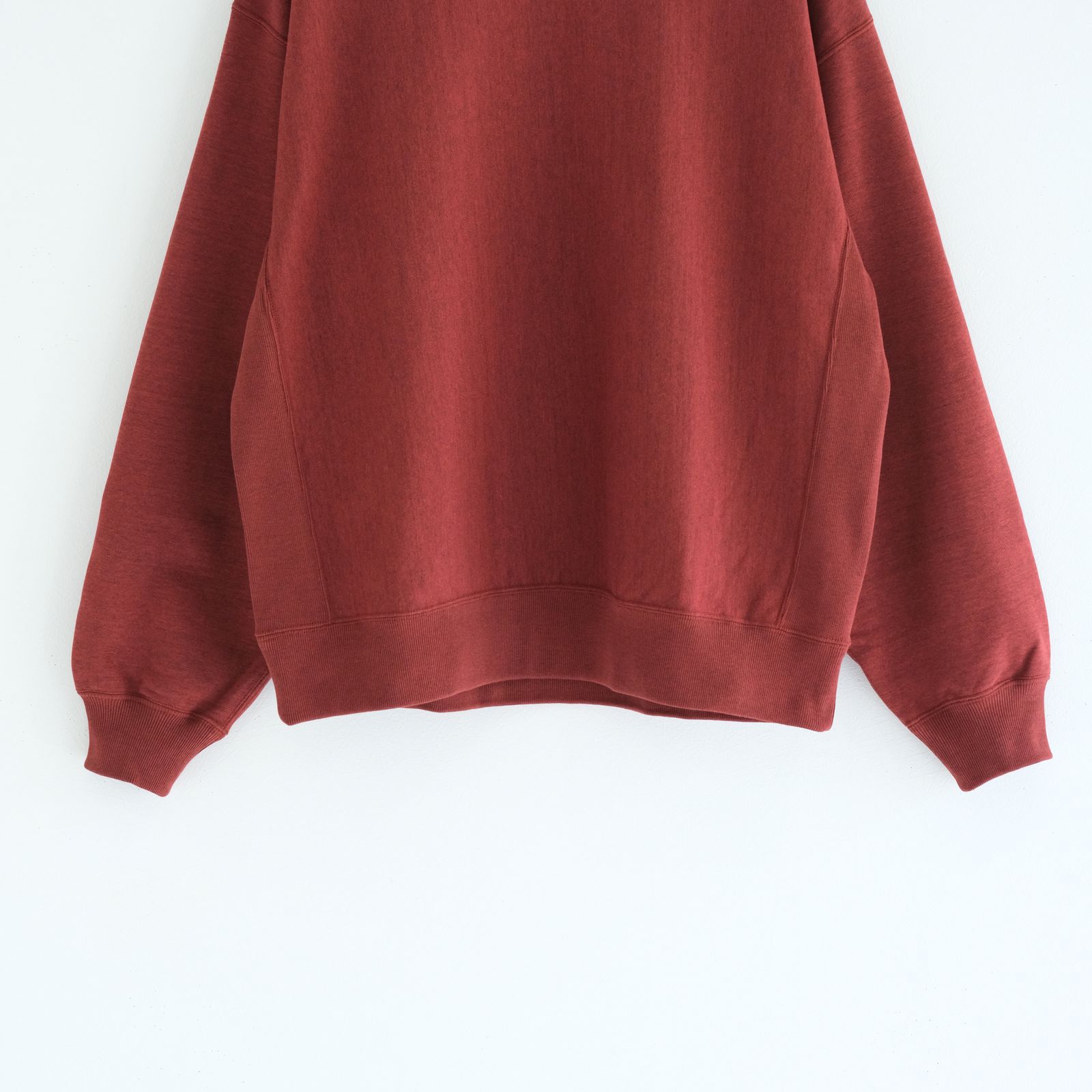 FADED SILKY TERRY RW SWEAT SHIRT / スウェット / REDWOOD