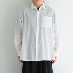 Superior Cotton Wide Shirts / スペリオール コットン ワイド シャツ（White）