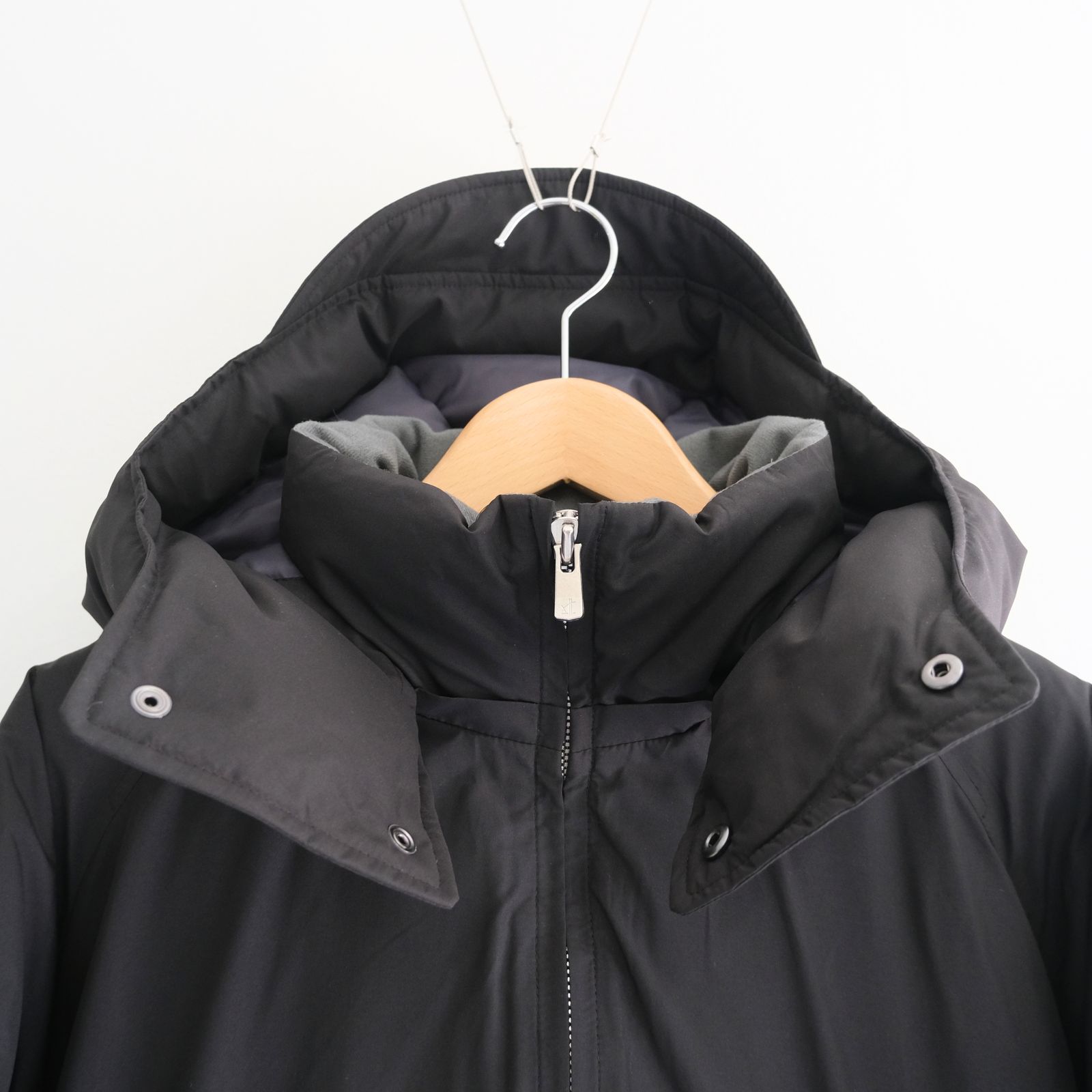 【残り1点】"KATAHDIN"  Water-repellent Down Half Coat（BLACK）