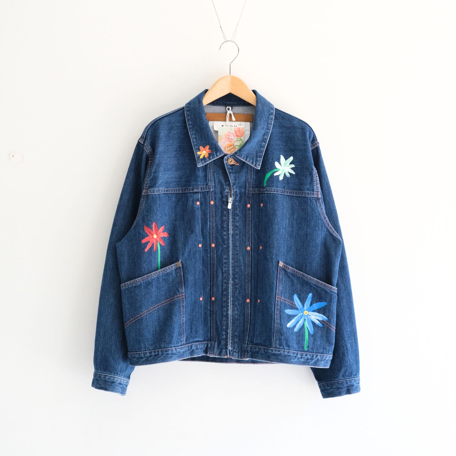 "ROEBUCK" Type-50s Hand Painted Jacket feat. MIO YAMAMOTO / 「ROEBUCK」タイプ50s ハンドペイントジャケット feat. ミオ ヤマモト（BLUE）