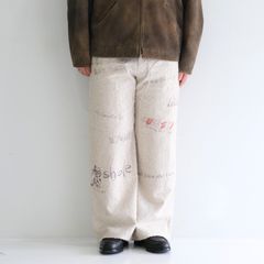 "ALICE" GRAPHIC DOUBLE KNEE WORKPANTS / パンツ / ダブルニー / ワークパンツ / IVORY
