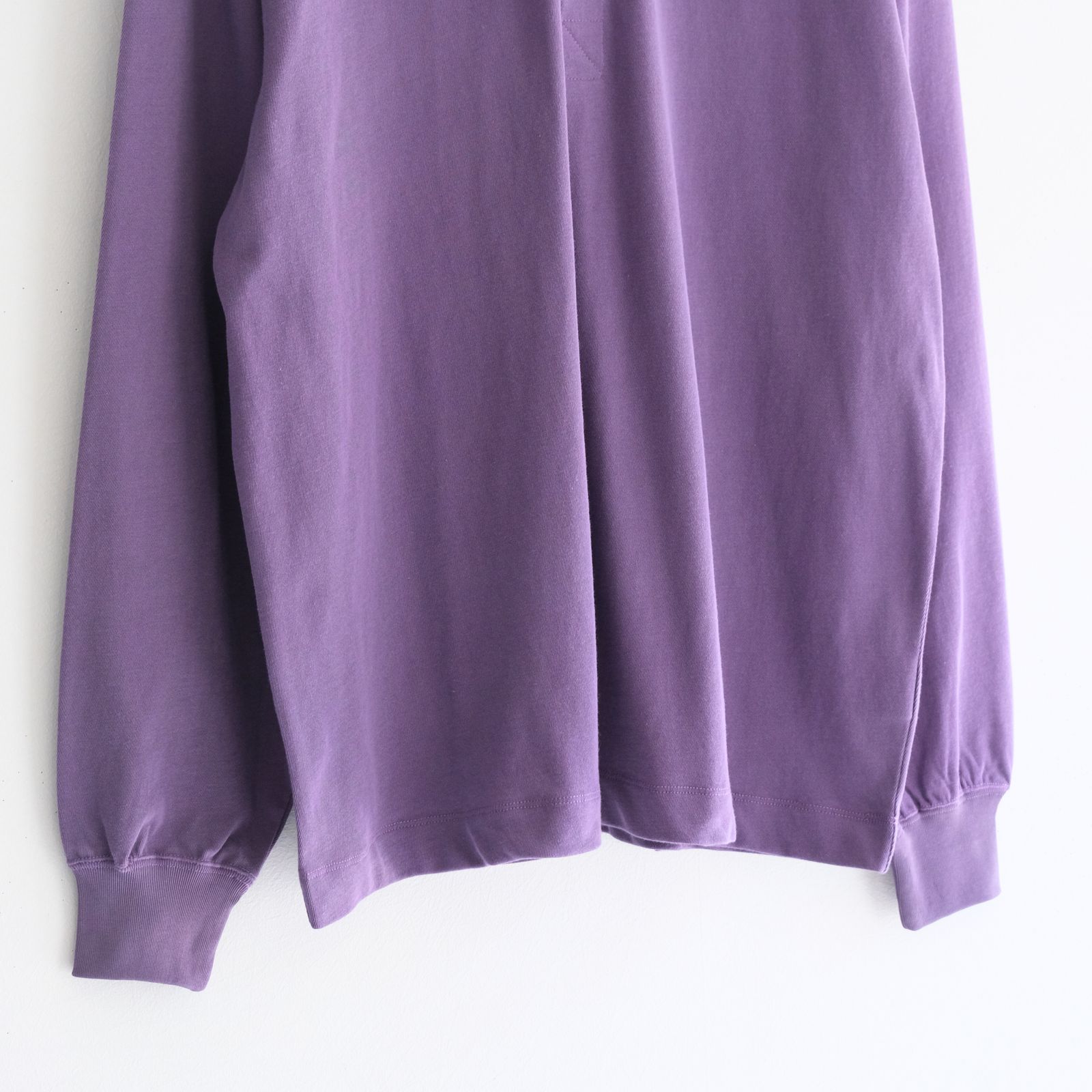 FADED TWIST TENJIKU HENLEY-NECK TOP / ヘンリーネック / ロンT / PURPLE