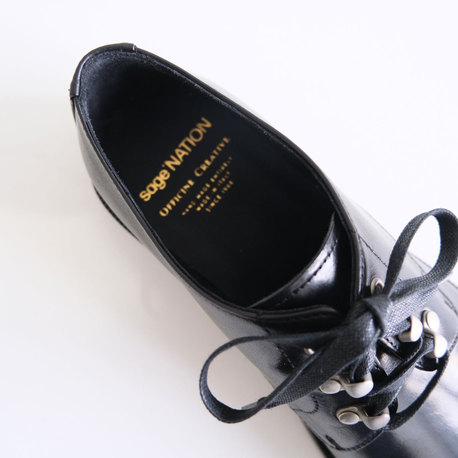 Officine Creative × sage NATION Exclusive Shoes / （BLACK）