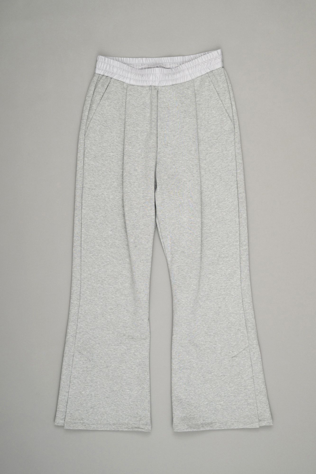 Slit Flare Sweatpants（Heather Gray）