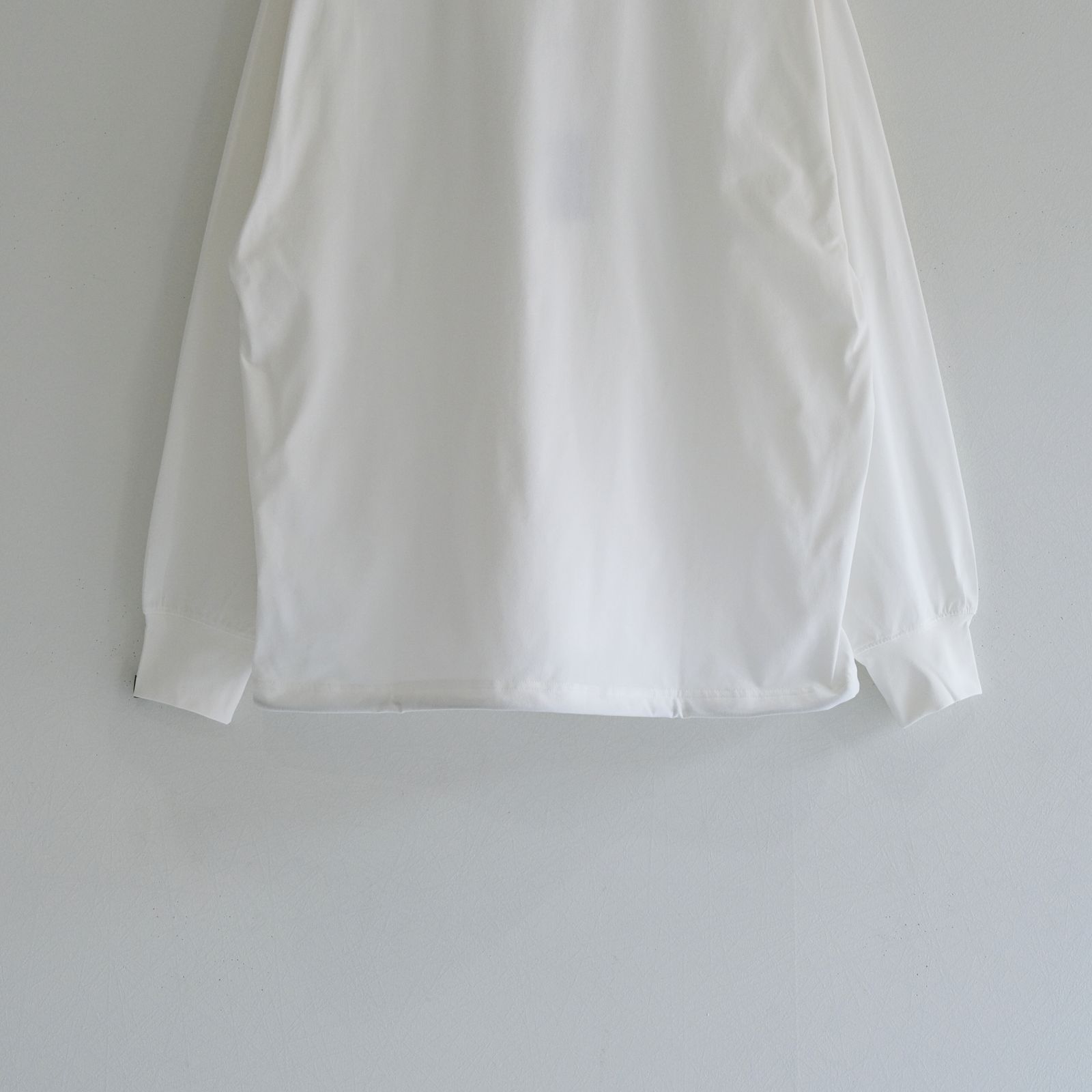 DRY DRAW CORD LONG SLEEVE T-SHIRTS / ロングスリーブTシャツ / UPF50＋ / 紫外線カット / OFF WHITE