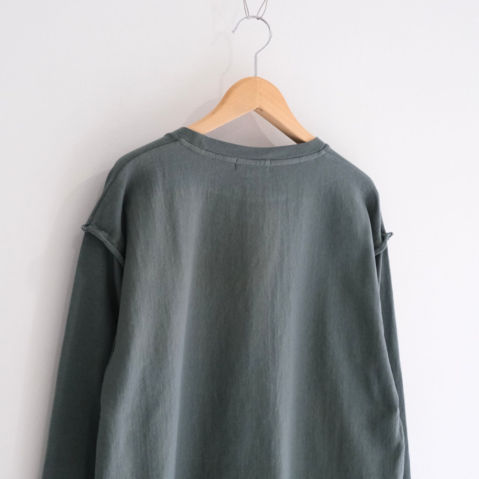 【残り1点】DETROIT LOGO CUTOFF LS TEE（FOREST GREEN）