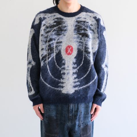【残り1点】Target Knit Sweater / ターゲットニットセーター（BLUE）