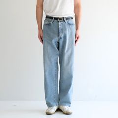 VINTAGE WASHED SELVEDGE DENIM 5P PANTS / ヴィンテージウォッシュドセルビッジデニム5Pパンツ（FADED BLUE）