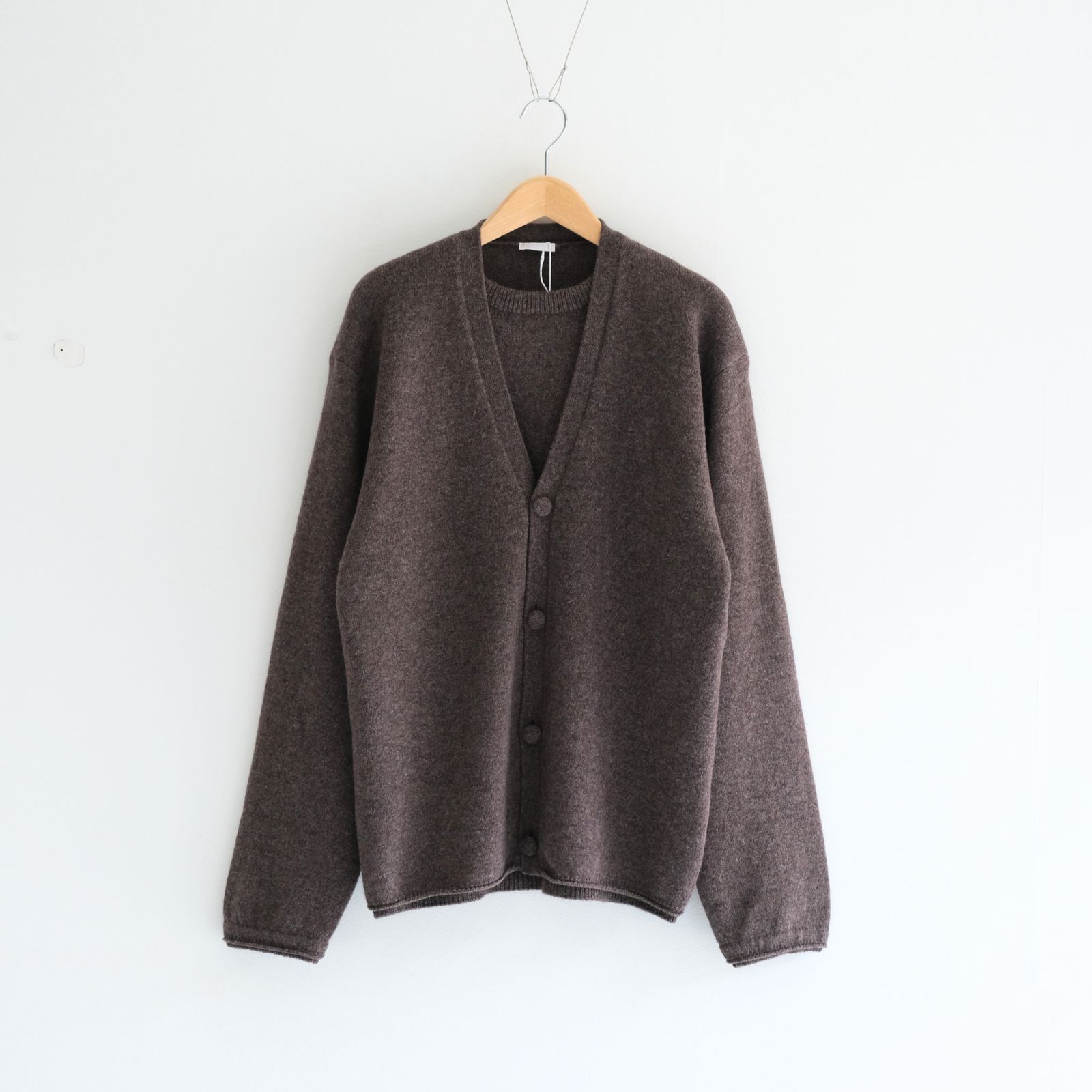 ALPACA ENSEMBLE KINT PULLOVER / ニット / アルパカ / ウール / BROWN