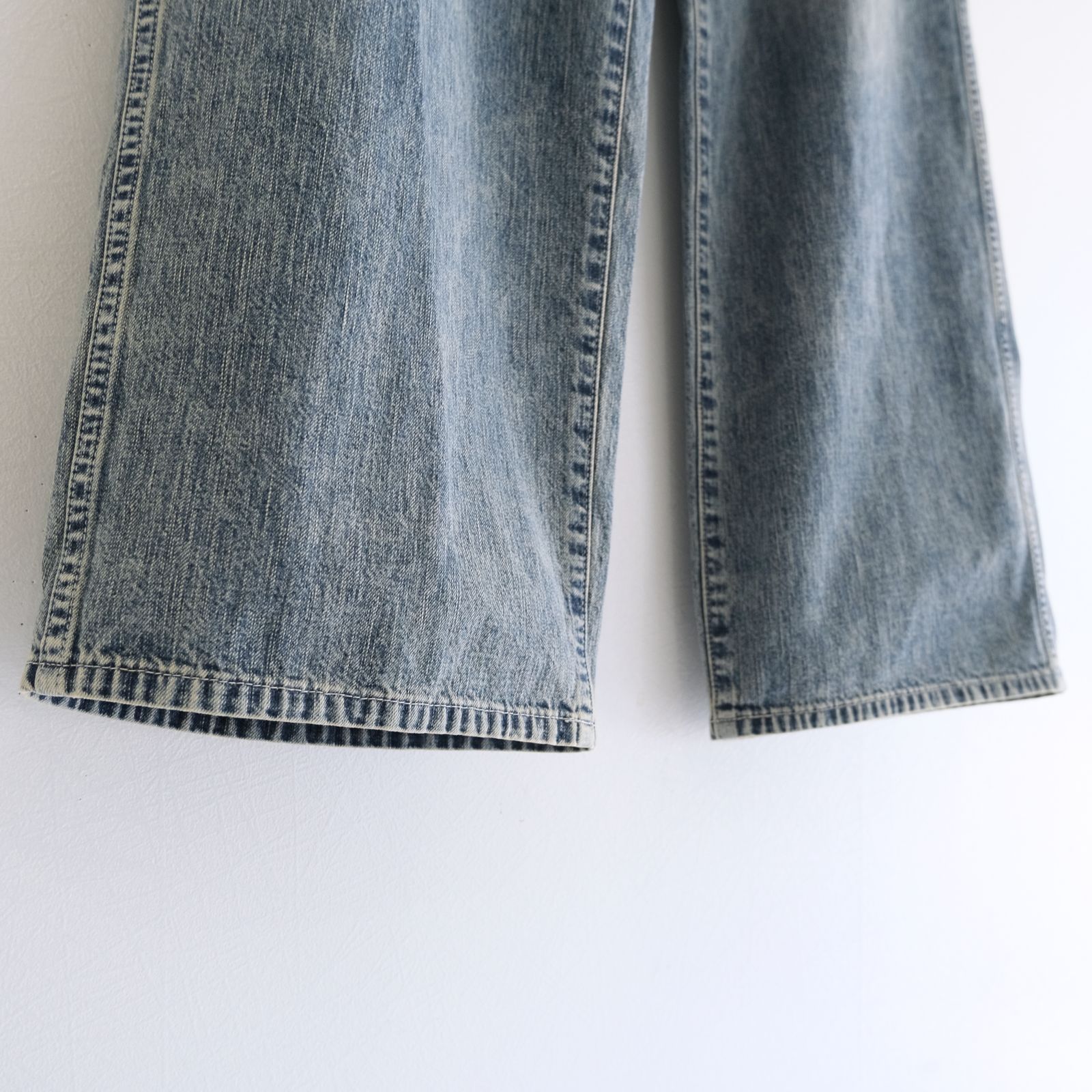 FADED LIGHT DENIM WORK PANTS（FADED BLUE）