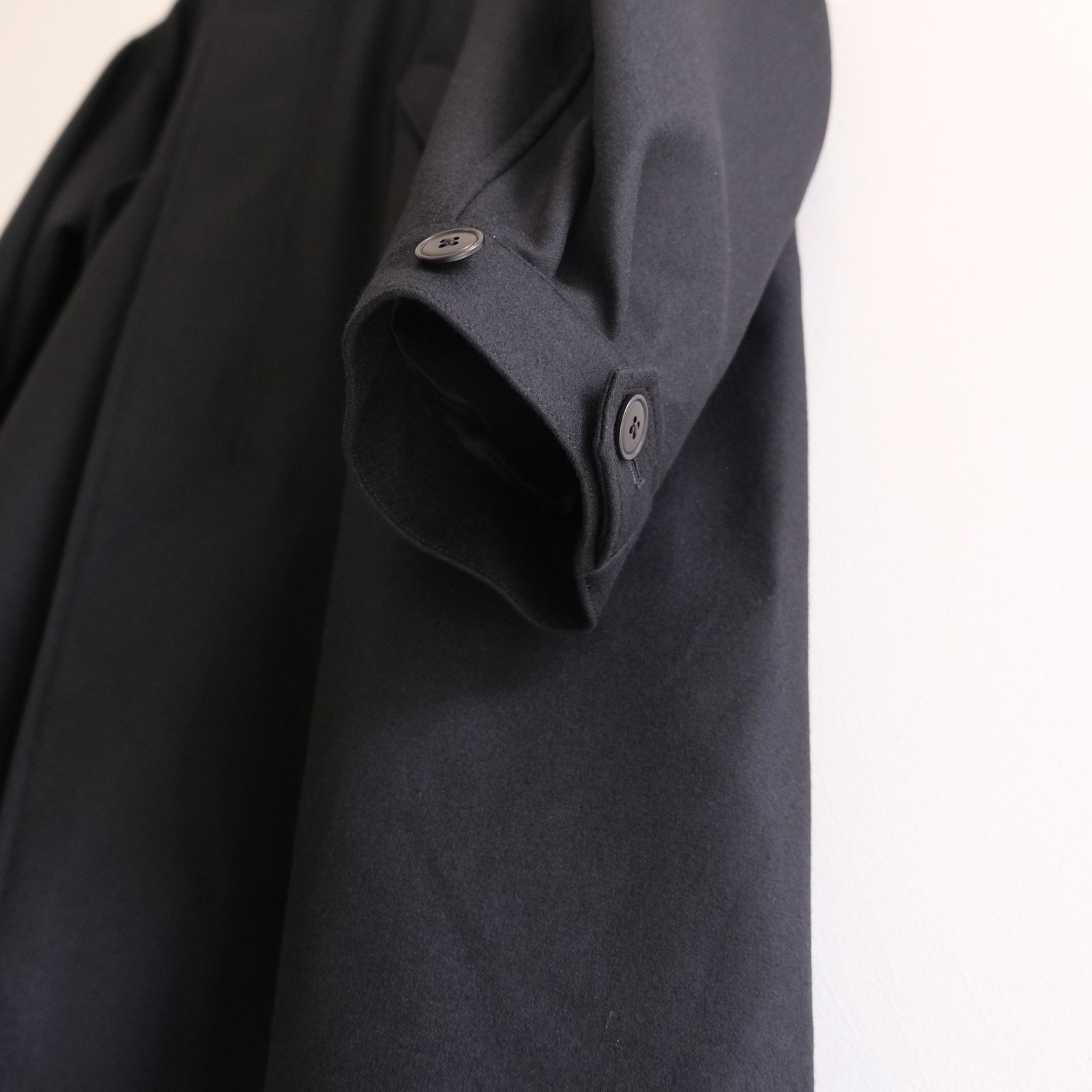 SUPER FINE LIGHT MELTON B/C FIELD COAT / コート /  / BLACK
