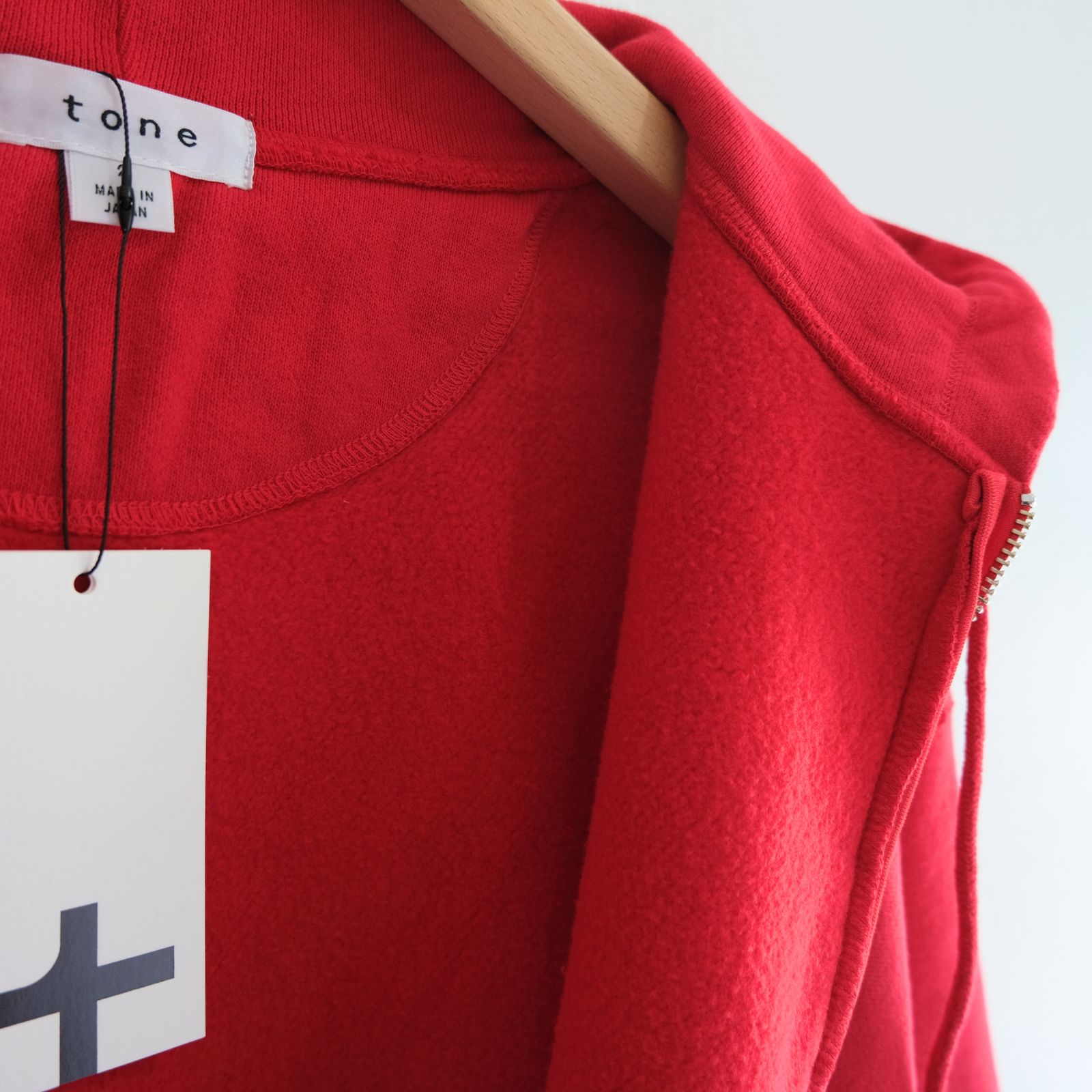 ZIP UP PARKA / ジップアップパーカー / RED