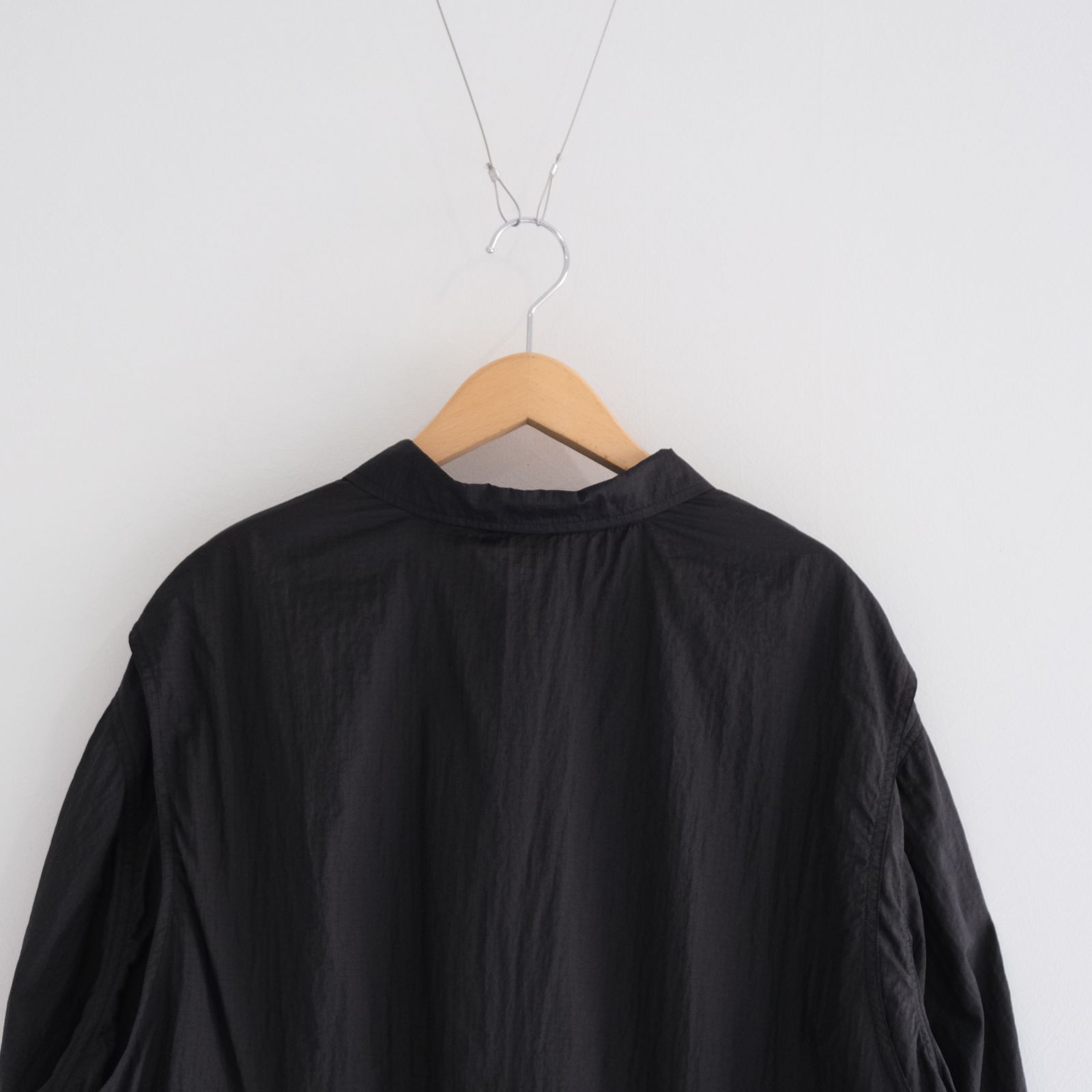 Photographer L/S Shirt Jacket / シャツジャケット / ナイロン / BLACK
