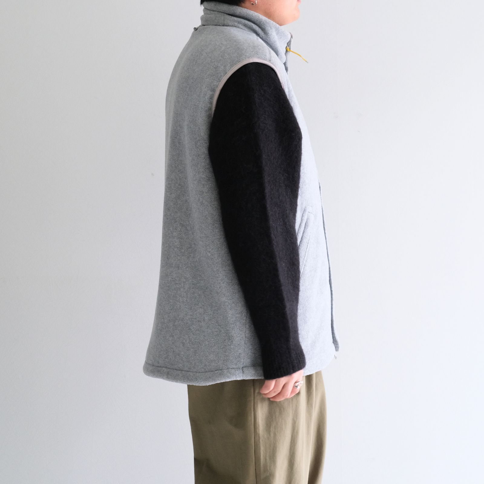 Reimagined Survivor Fleece Vest / リイマジンド サバイバーフリースベスト（Melange Grey）