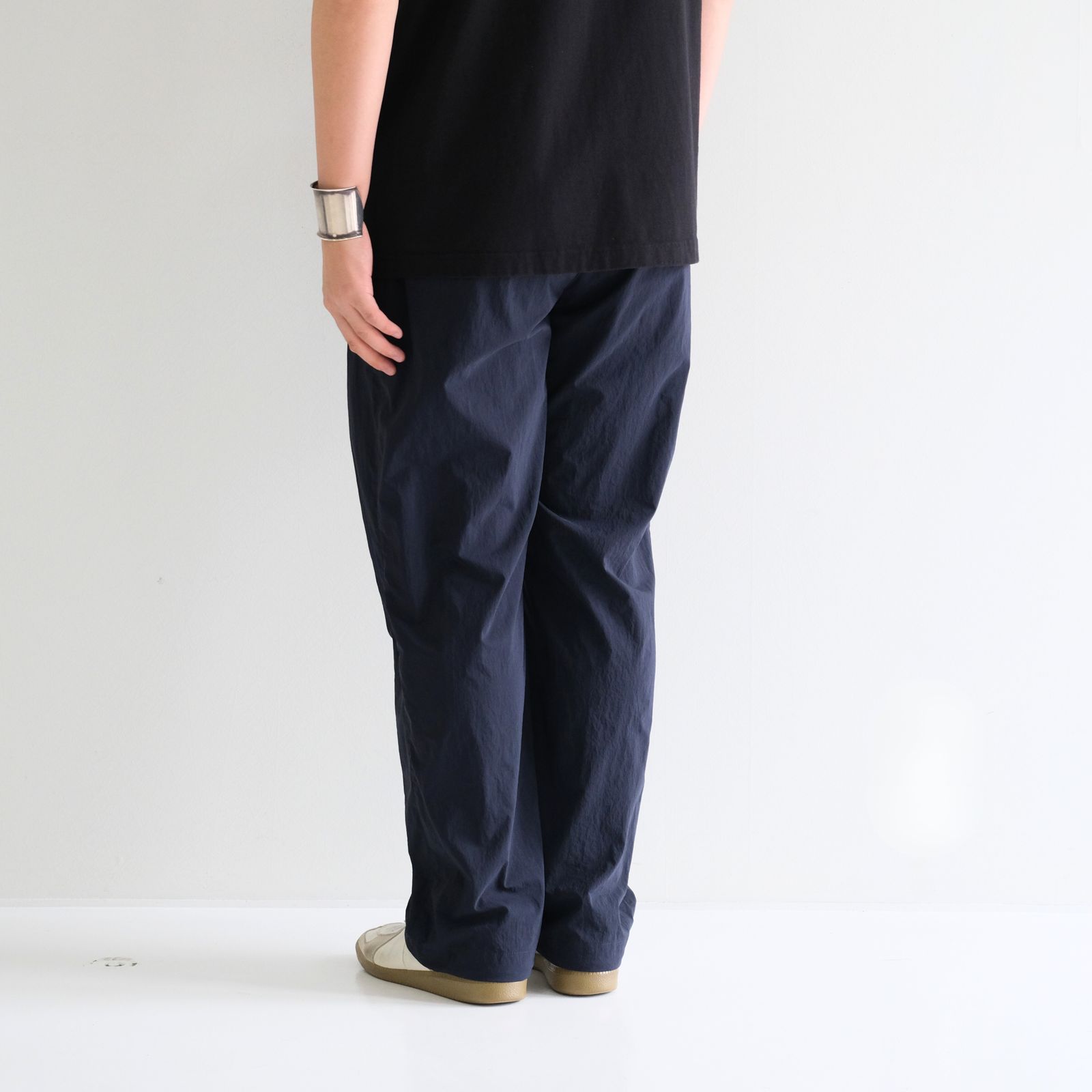 SHIBO NYLON SEASIDE PANTS / ナイロン / NAVY