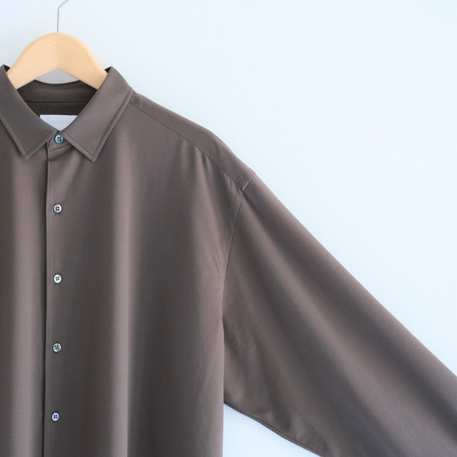 46G Atmosphere L/S Shirt / シャツ / BROWN（Half Timber Brown）
