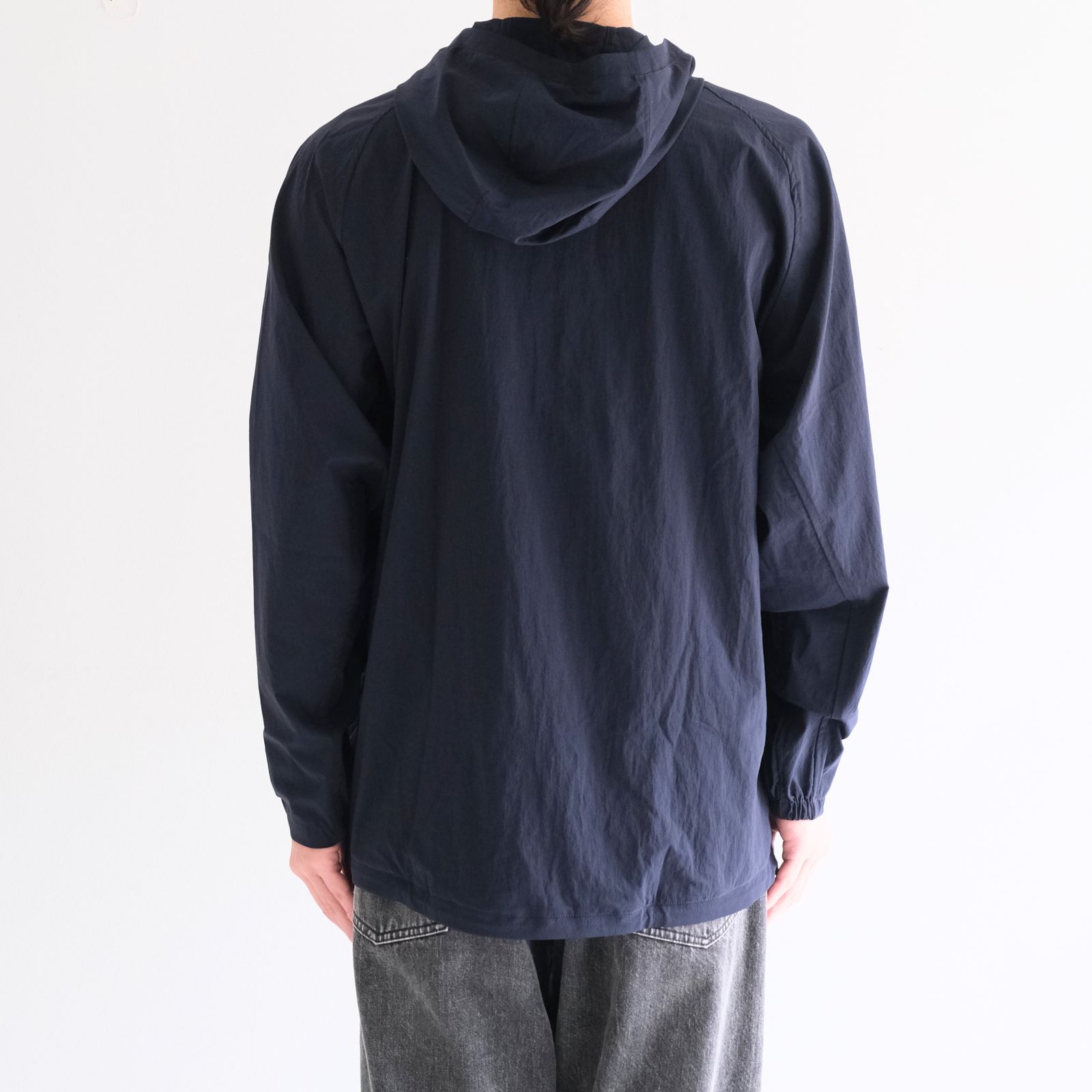 【残り1点】SHIBO NYLON SEASIDE PARKA / シボナイロンシーサイドパーカー（NAVY）