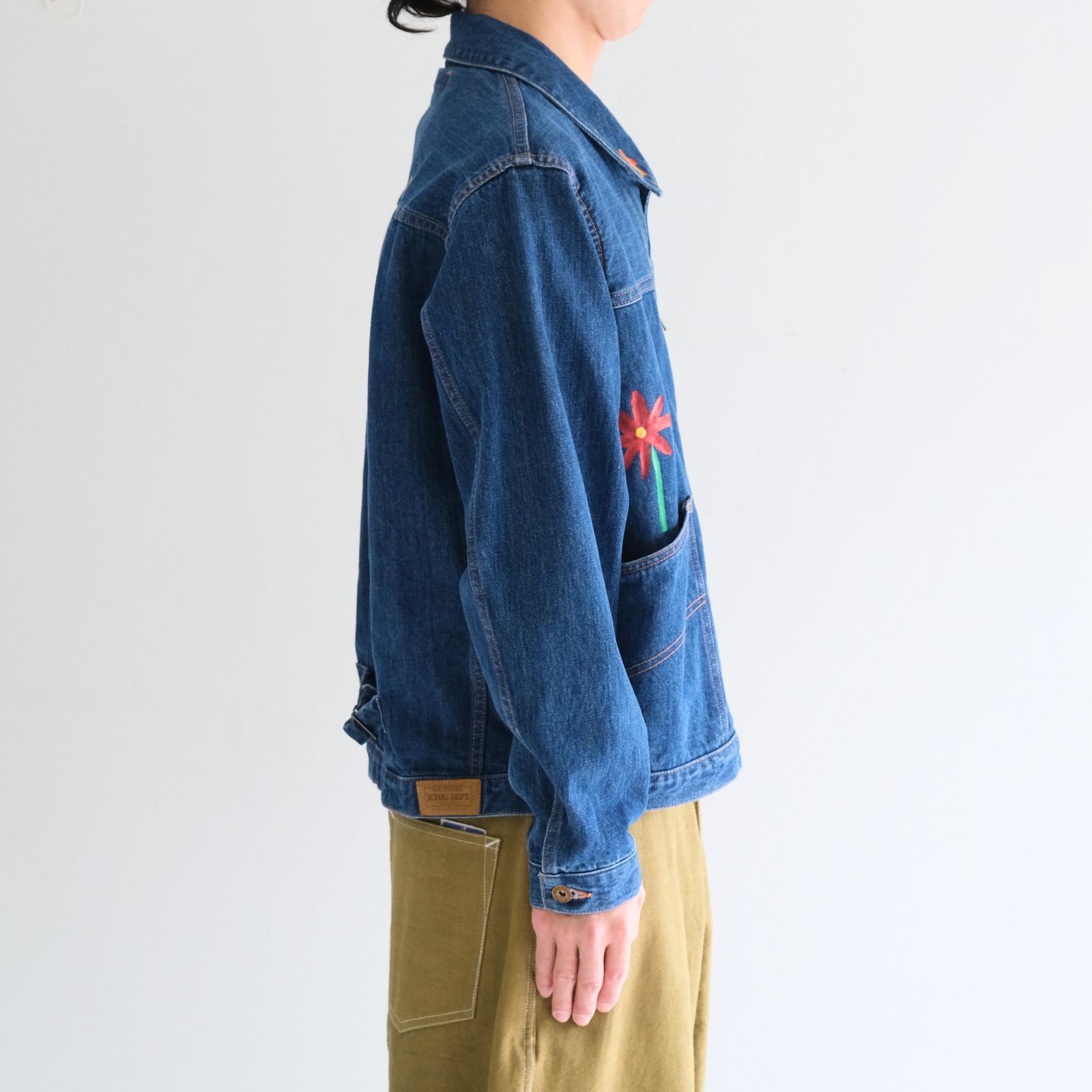 "ROEBUCK" Type-50s Hand Painted Jacket feat. MIO YAMAMOTO / 「ROEBUCK」タイプ50s ハンドペイントジャケット feat. ミオ ヤマモト（BLUE）