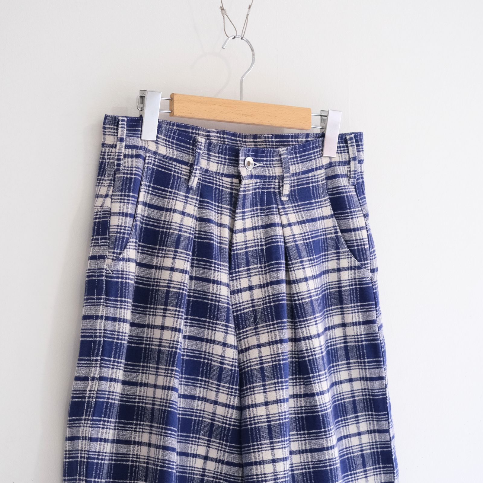 LUSH PANTS / ラッシュパンツ（PICNIC CHECK HANDLOOM）