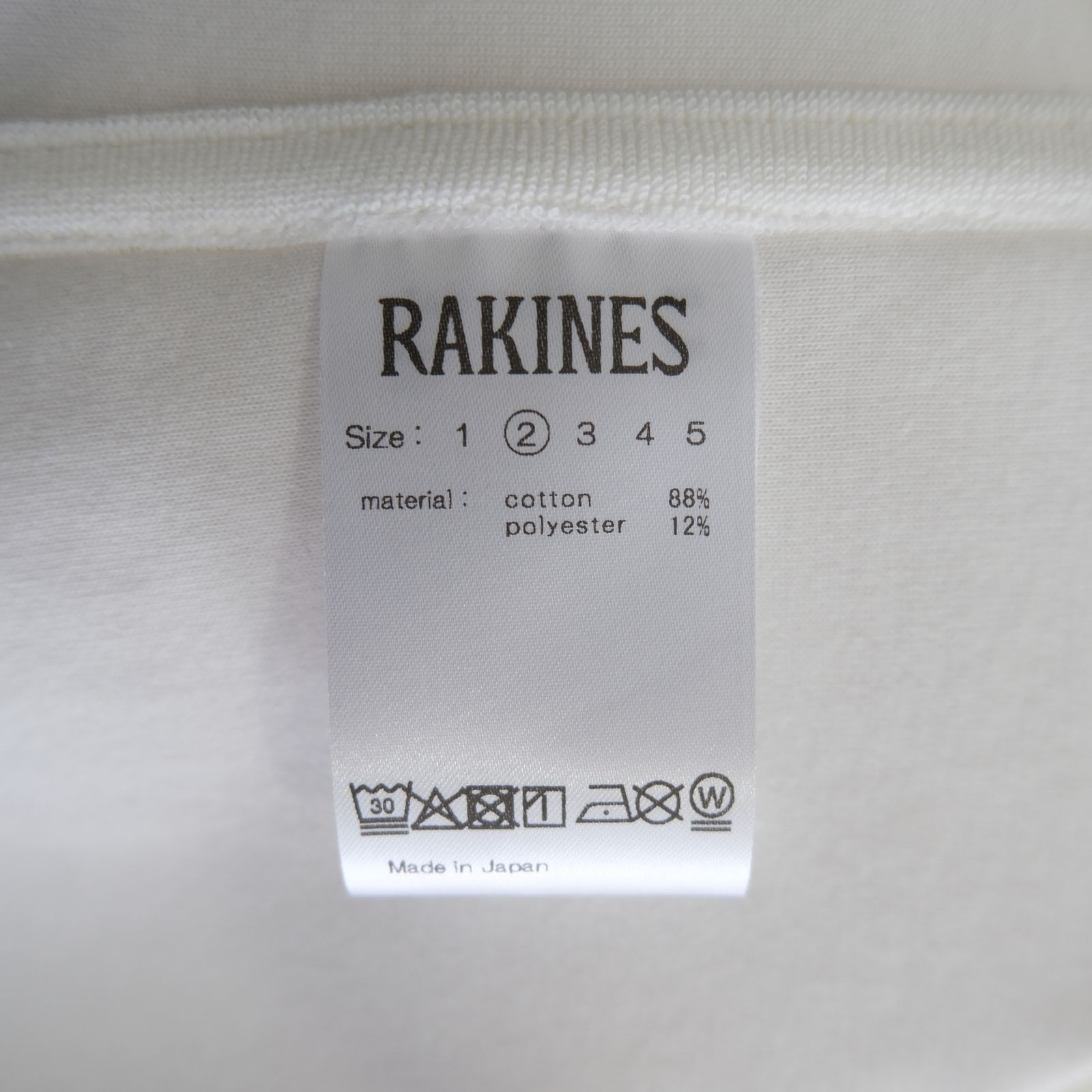 Organic cotton pile - Wim / ヘンリーネック / ロンT / Off white