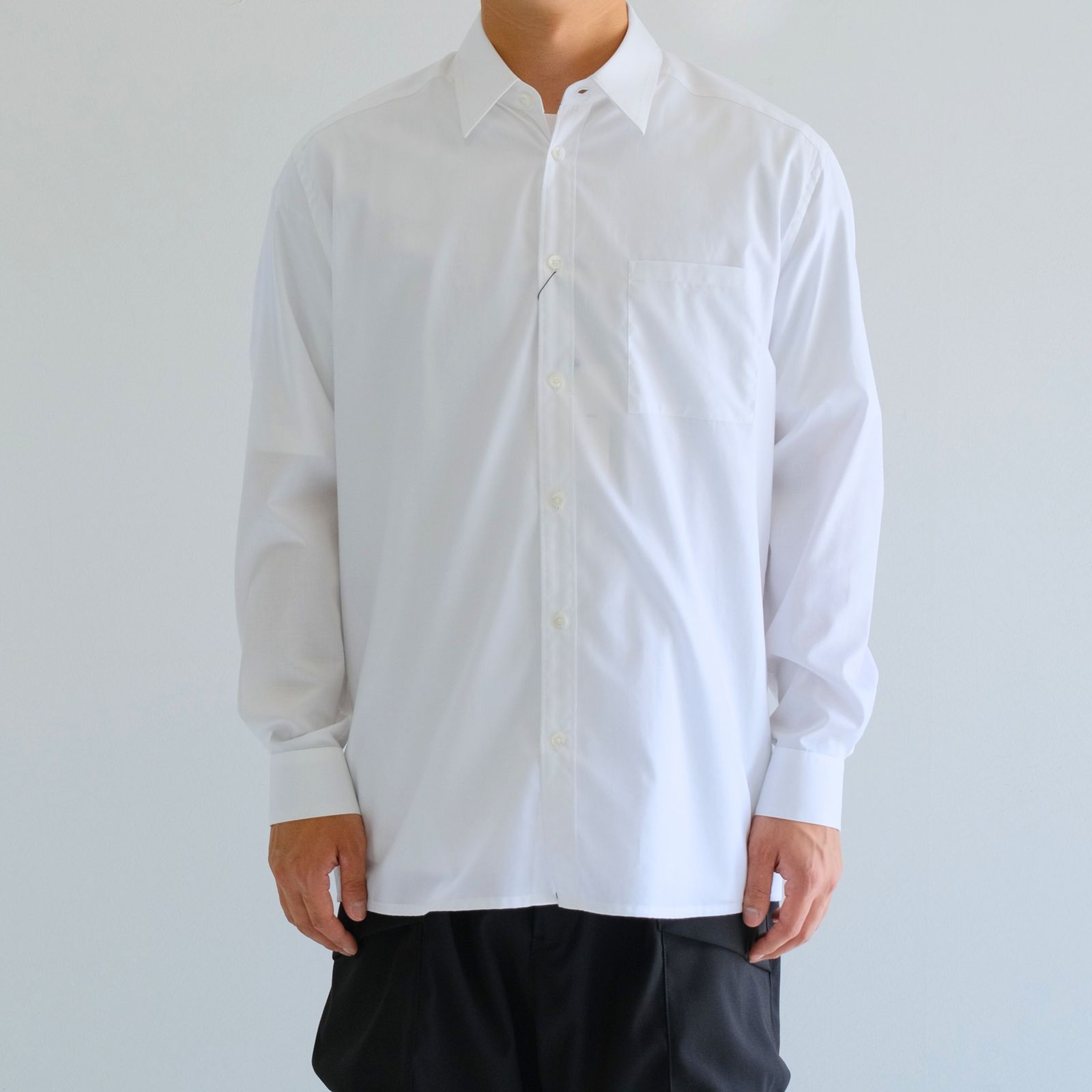 200/2R Twill Chambray Michels / シャツ / シャンブレー / Snow white