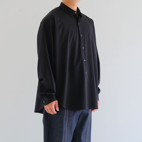 46G Atmosphere L/S Shirt / シャツ / BLACK（Night Black）