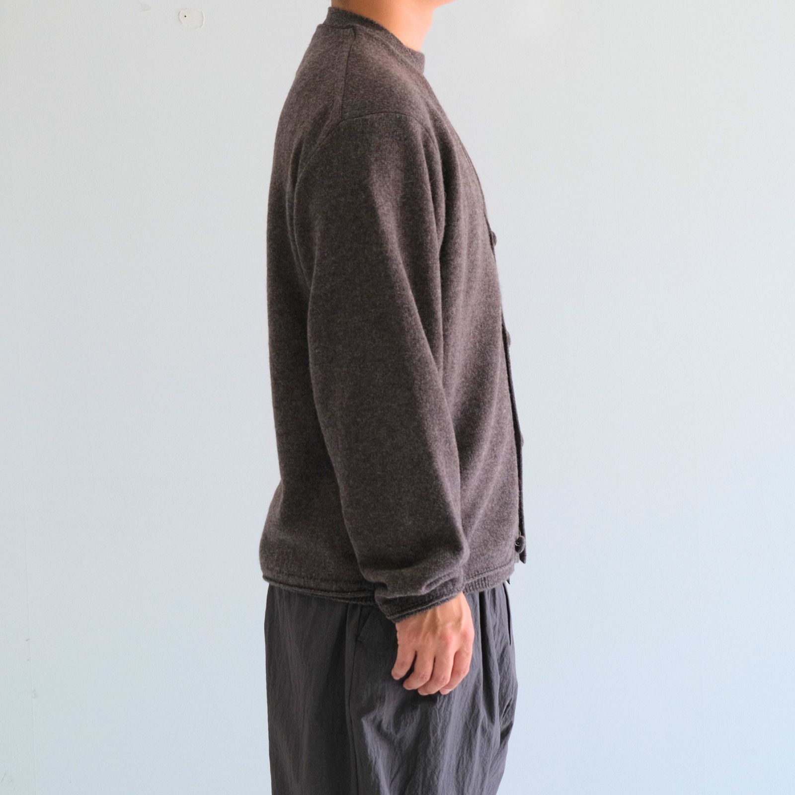 ALPACA ENSEMBLE KINT PULLOVER / ニット / アルパカ / ウール / BROWN