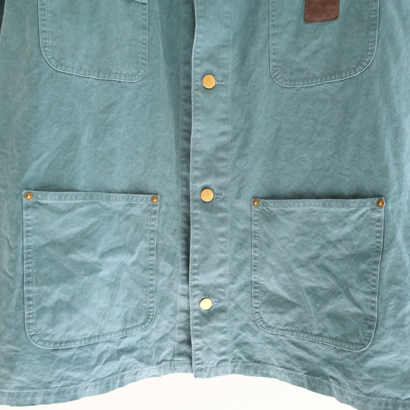 WAXED DUCK CHORE COAT / ジャケット / チョアコート / パラフィン加工 / ワックス / TEAL GREEN