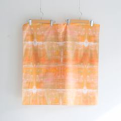 "ESSENTIAL".02 Graphic Printed Scarf / スカーフ / ORANGE