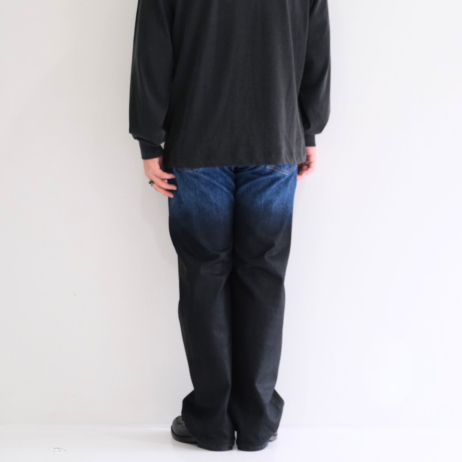 "JUDE Ⅱ"REPAIRED Half Oiled Coated Straight by 66 Selvedge Denim / パンツ / デニム / ワックスオイルド加工 / REPAIRED/OILED