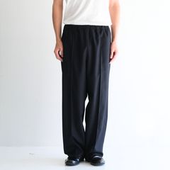 MERELY WOOLEN PINTUCK SLACKS（LIBERTY NAVY）