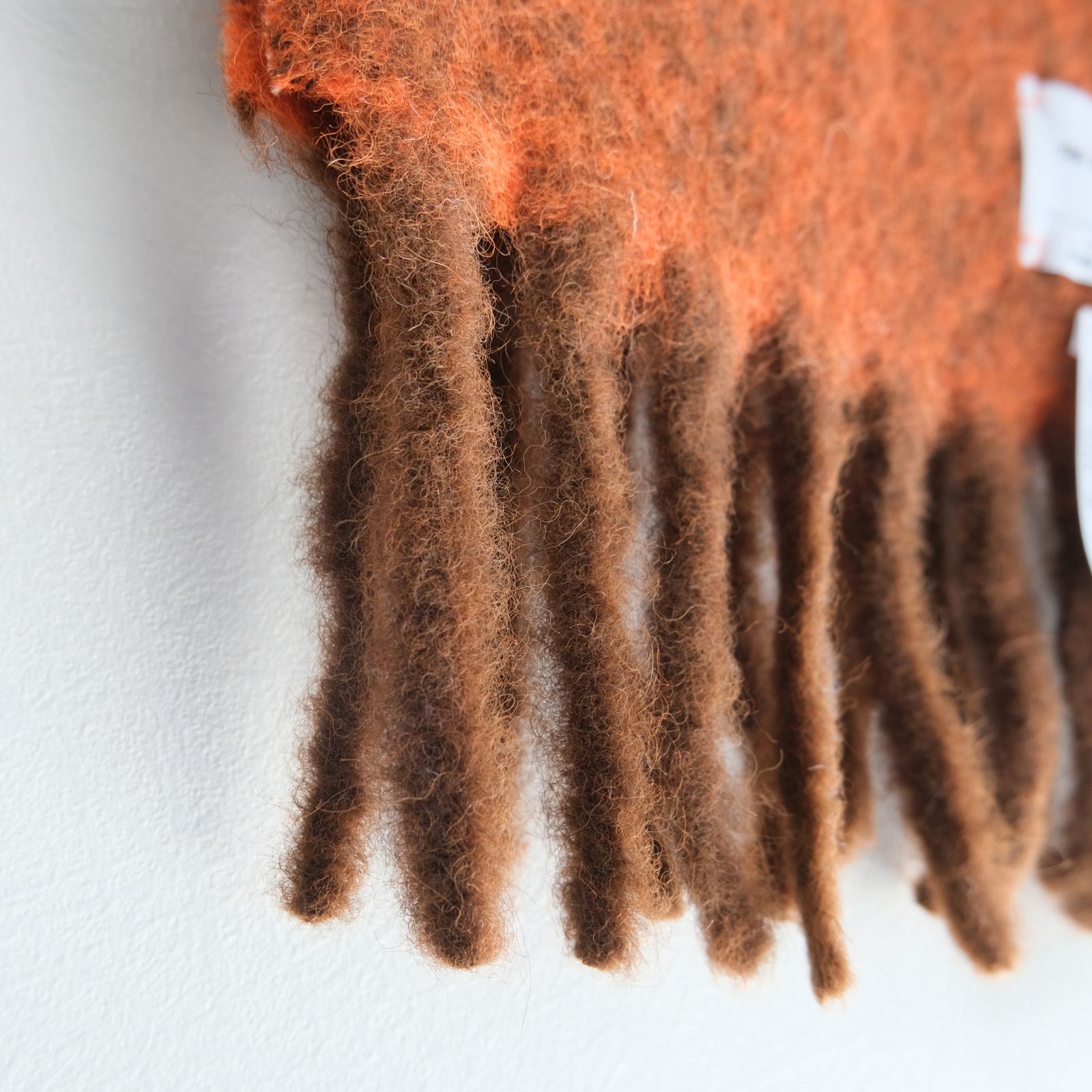 Two Colour Woolly Scarf / マフラー / アルパカ / Brown / Orange