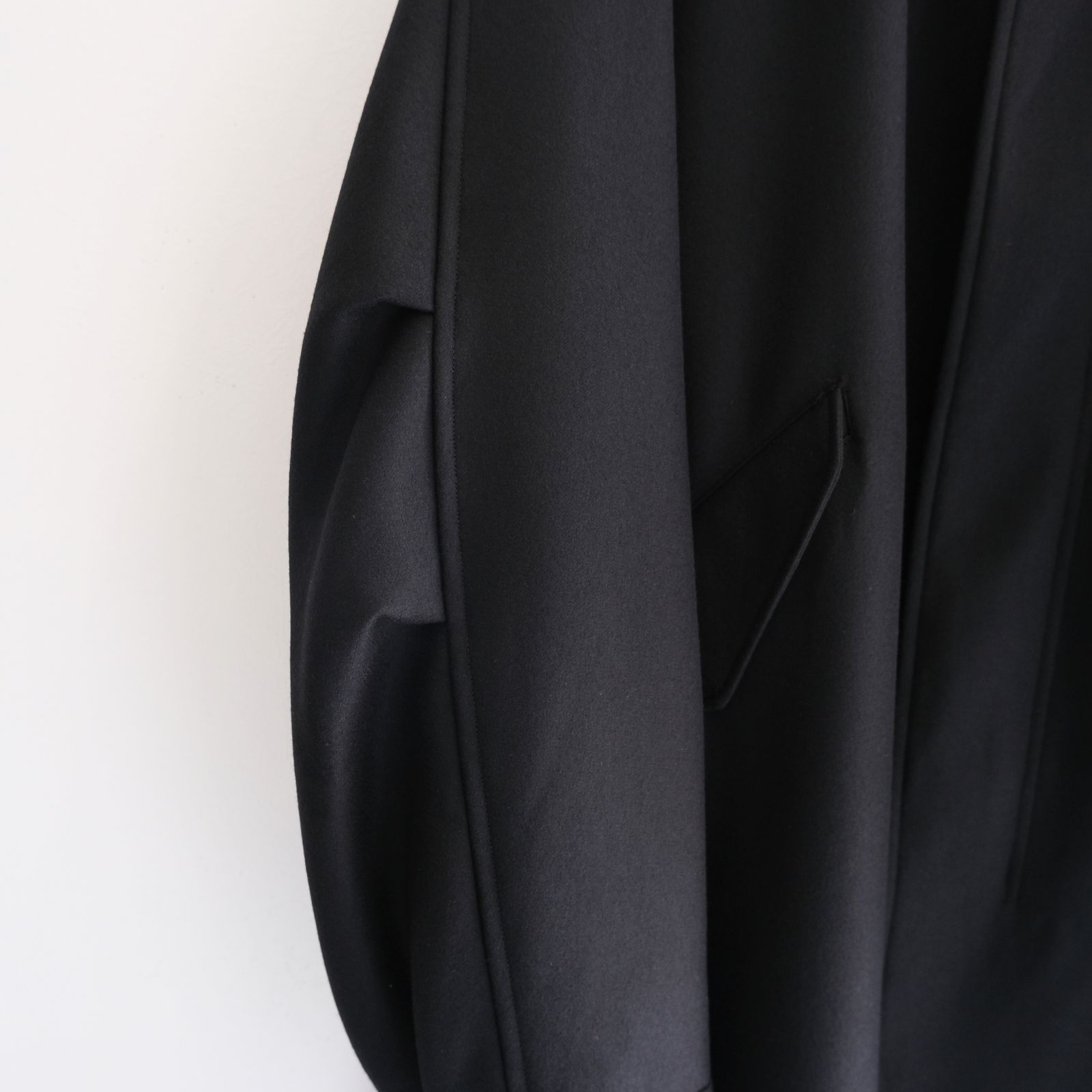 SUPER FINE LIGHT MELTON B/C FIELD COAT / コート /  / BLACK
