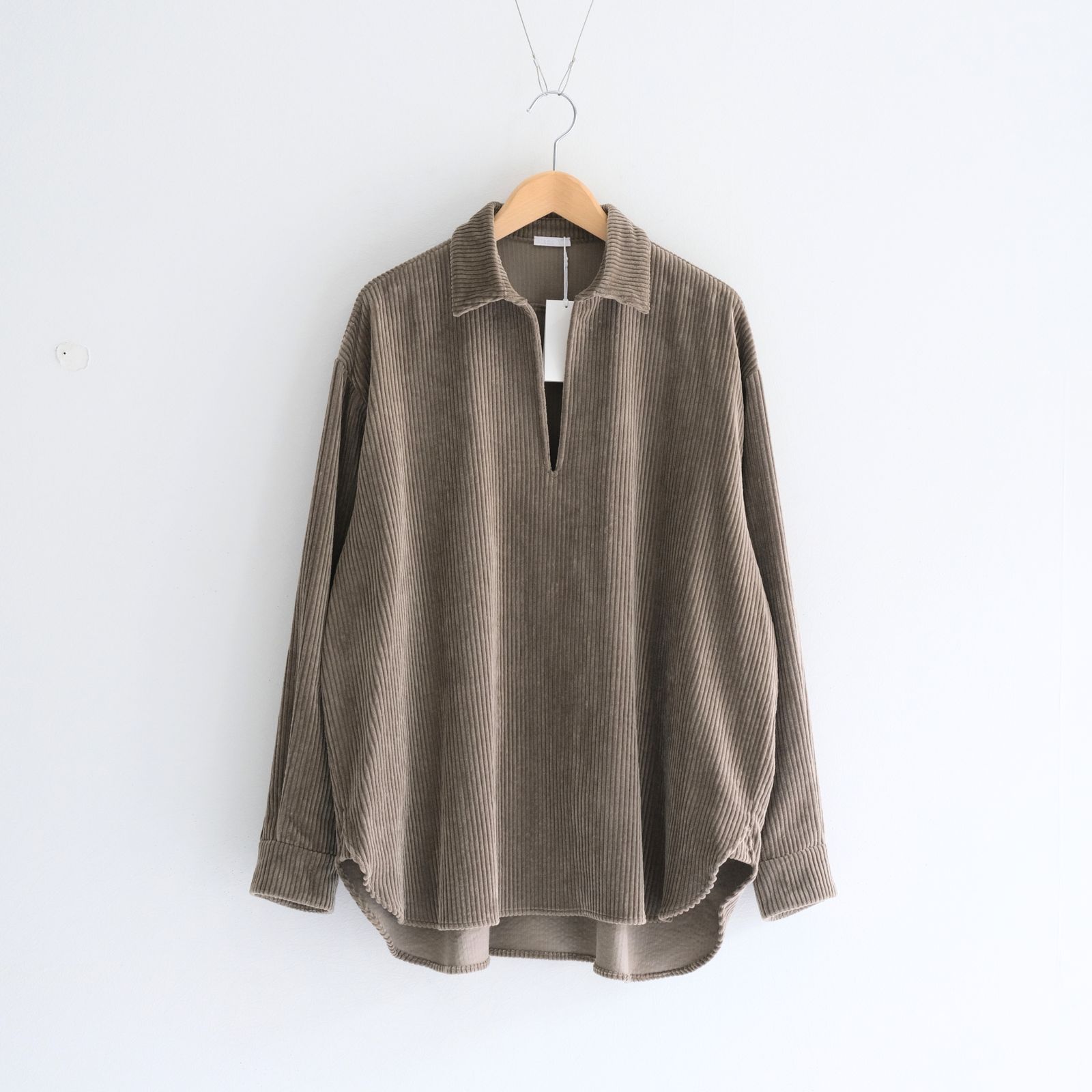 【残り1点】Corduroy Skipper Shirts（Beige）