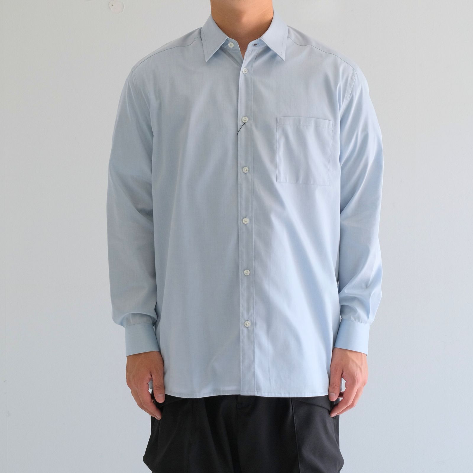 200/2R Twill Chambray Michels / シャツ / シャンブレー / Powder sax